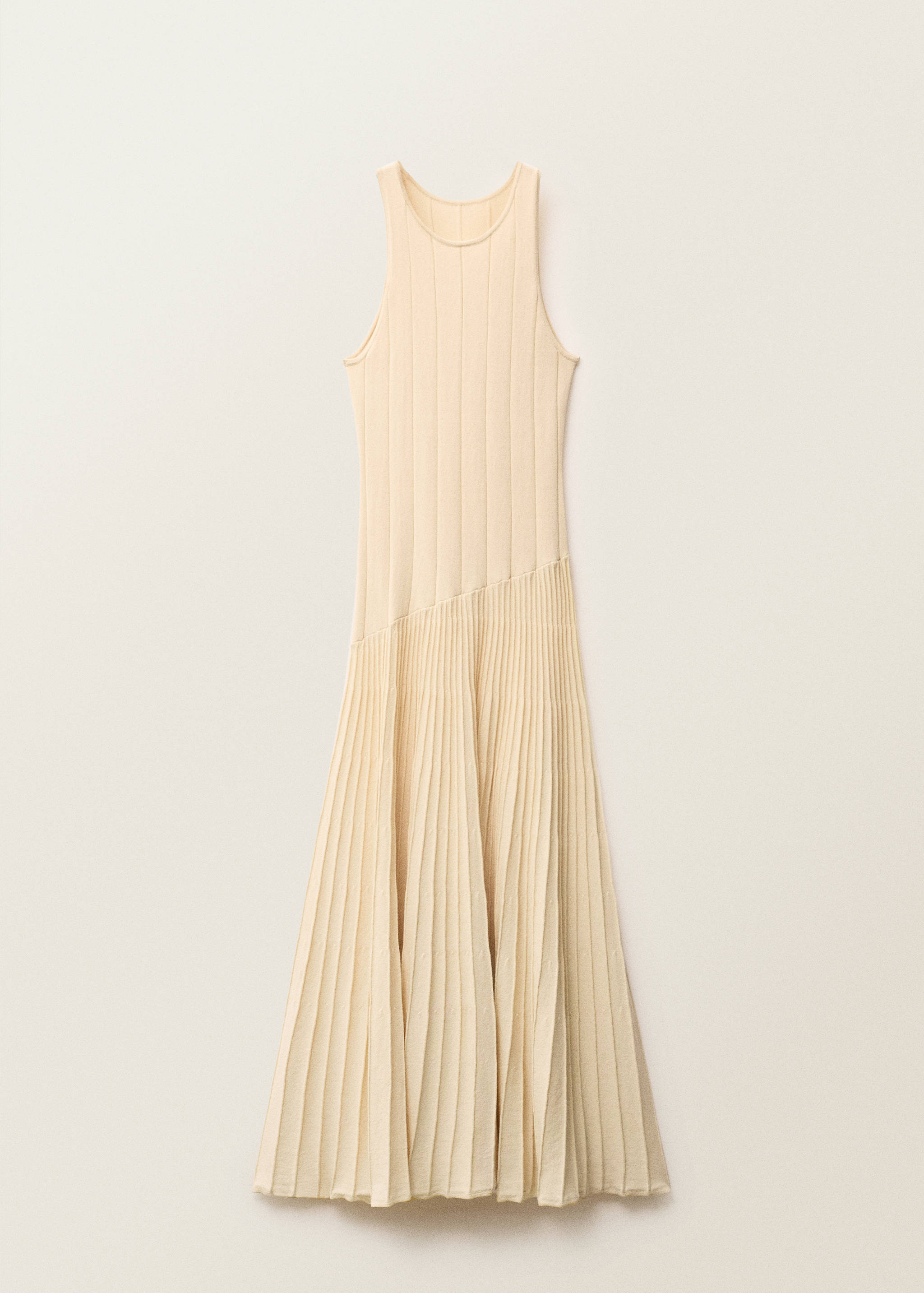 Pleated knitted dress - Article without model