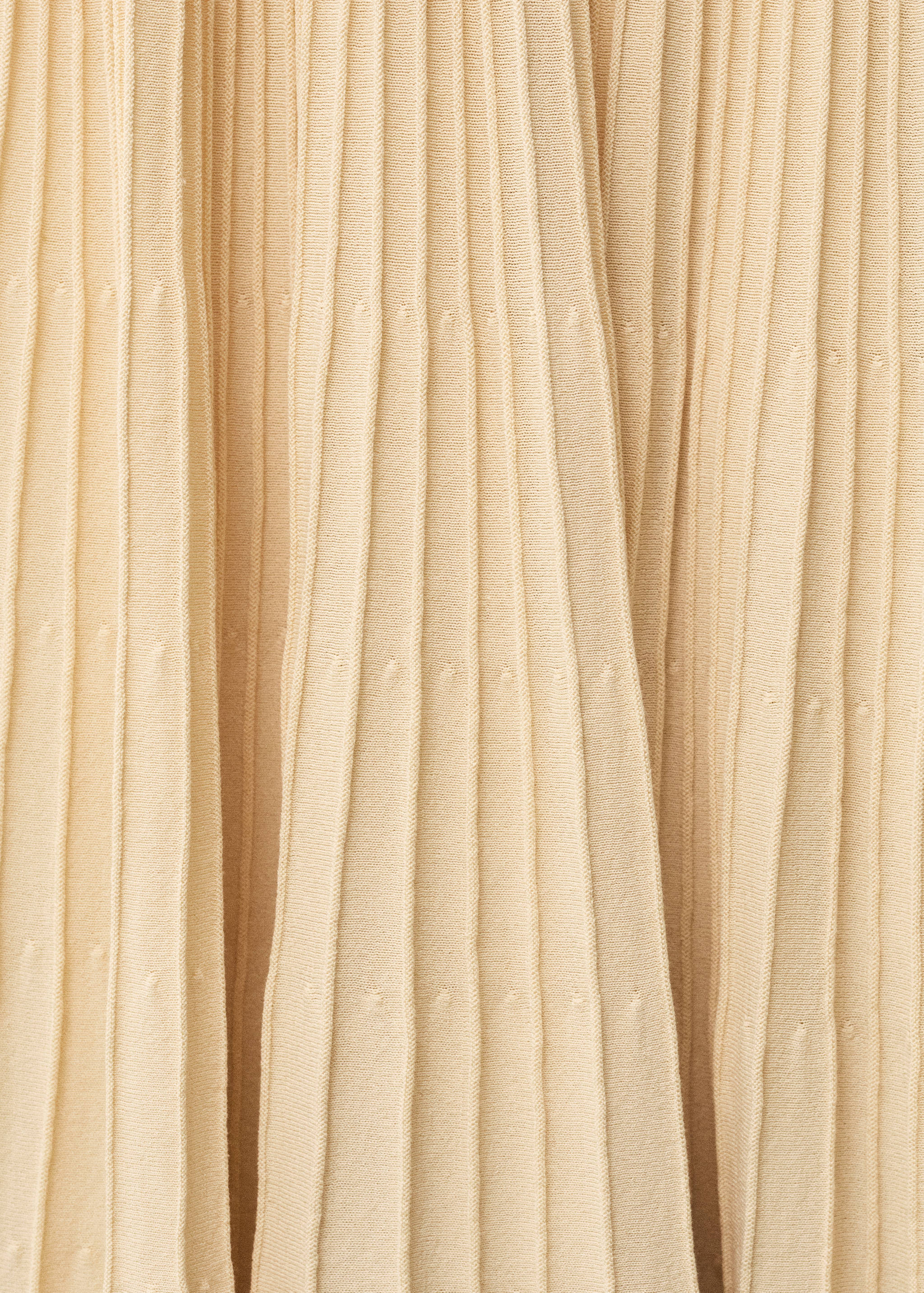 Pleated knitted dress - Details of the article 0