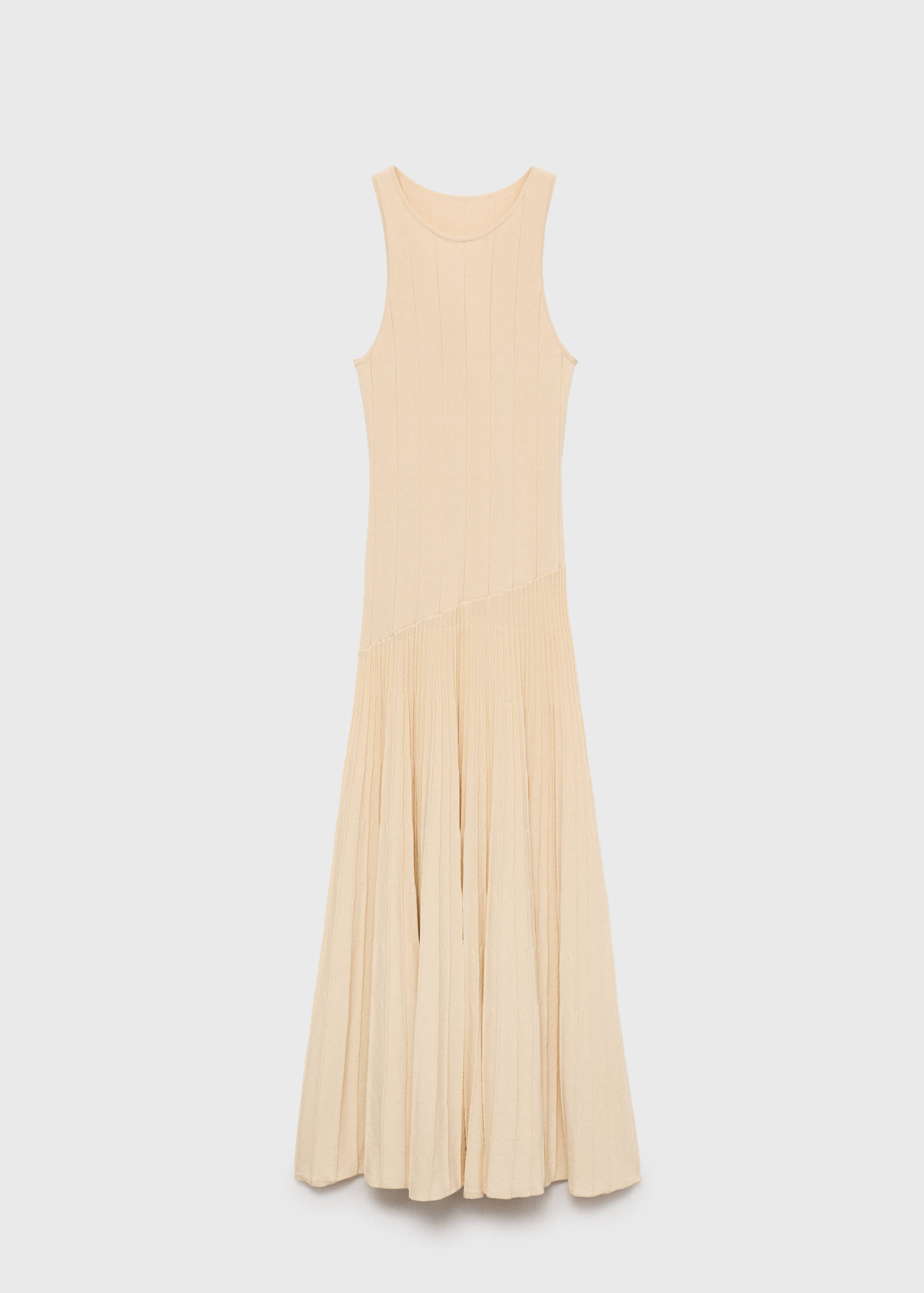 mango pleated knit dress Pleated knitted dress - Women