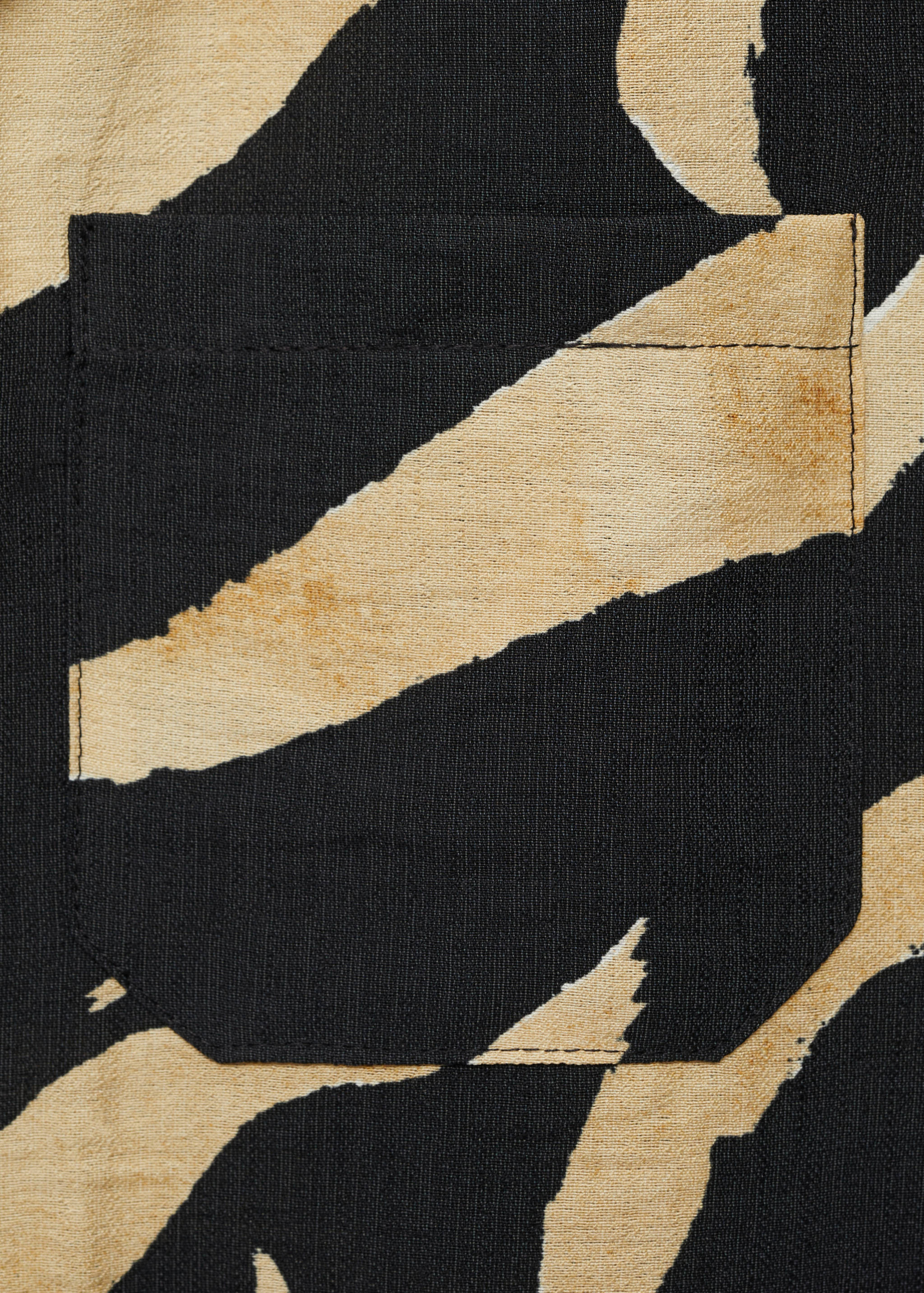 Camisa de manga curta estampada - Pormenor do artigo 0