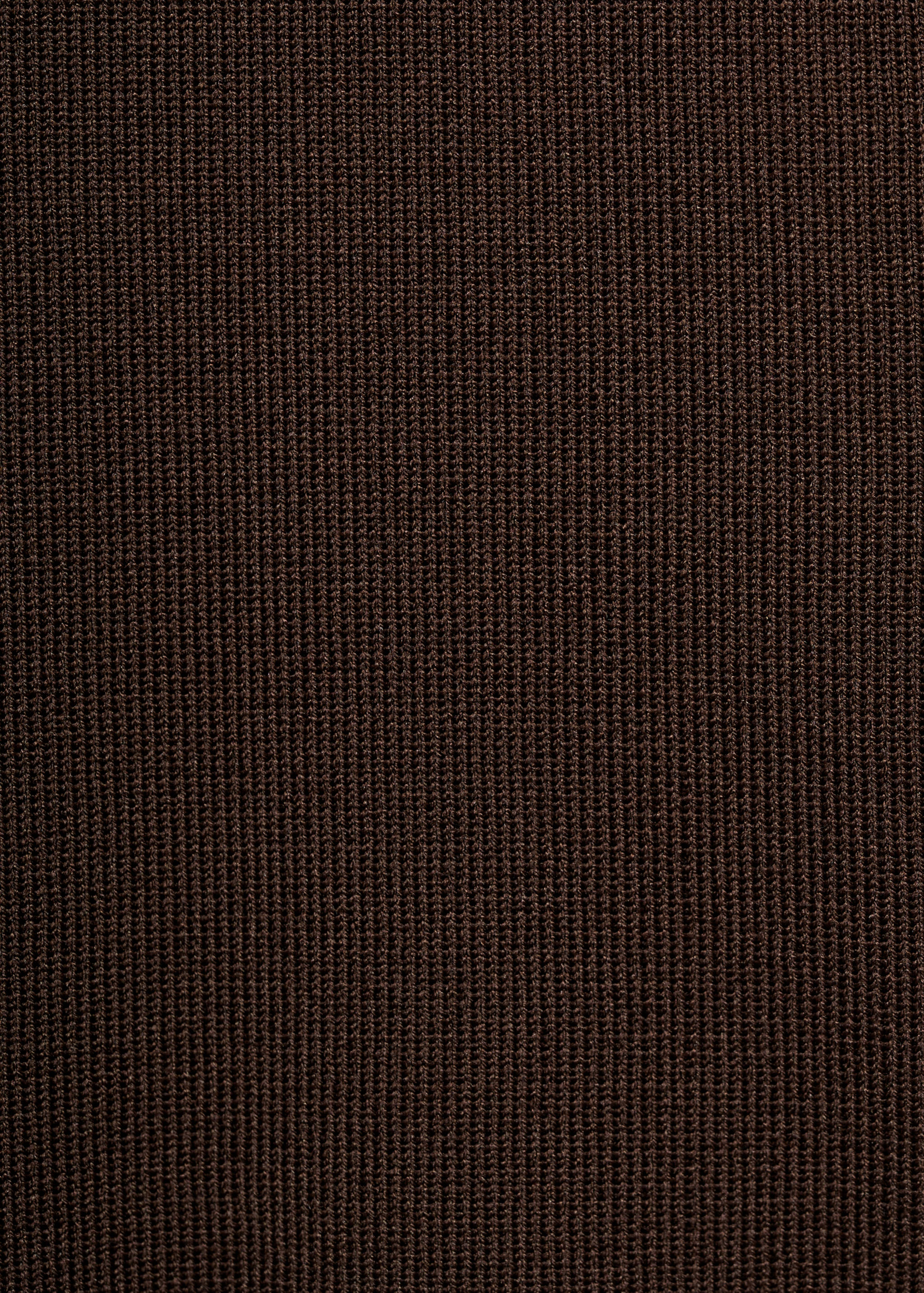 Off-the-shoulder knitted top - Details of the article 8