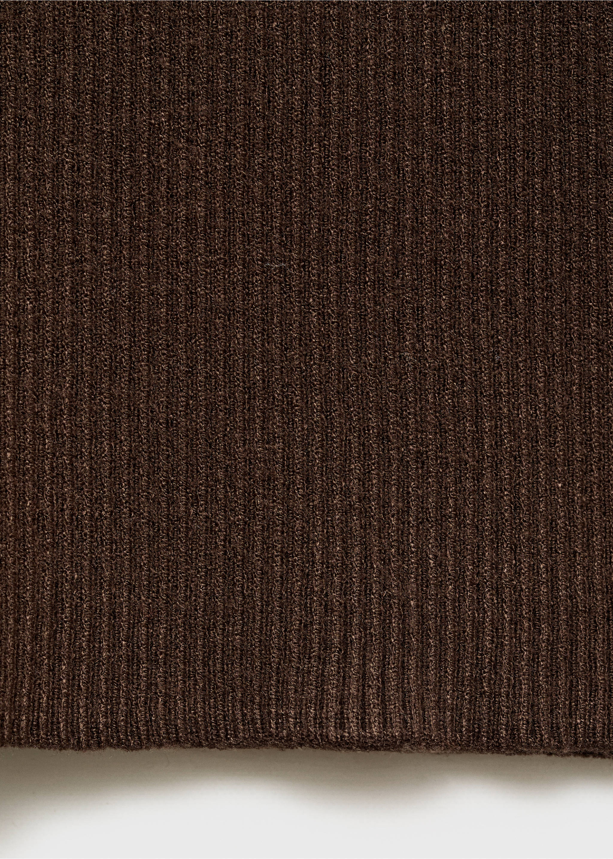 Top maille côtelée - Détail de l'article 0, Chocolat. Ref: 87037186-00.