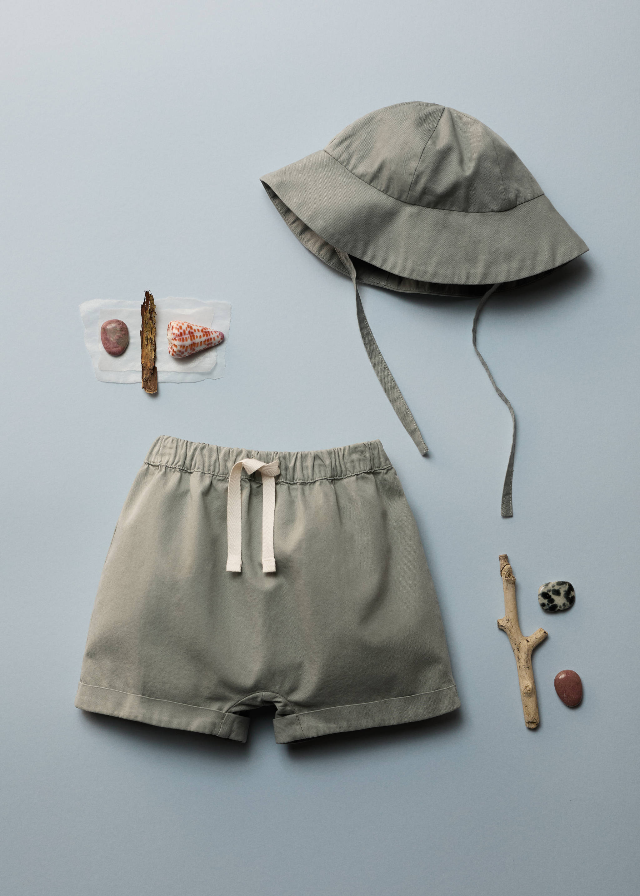 Plain cotton shorts - Details of the article 5