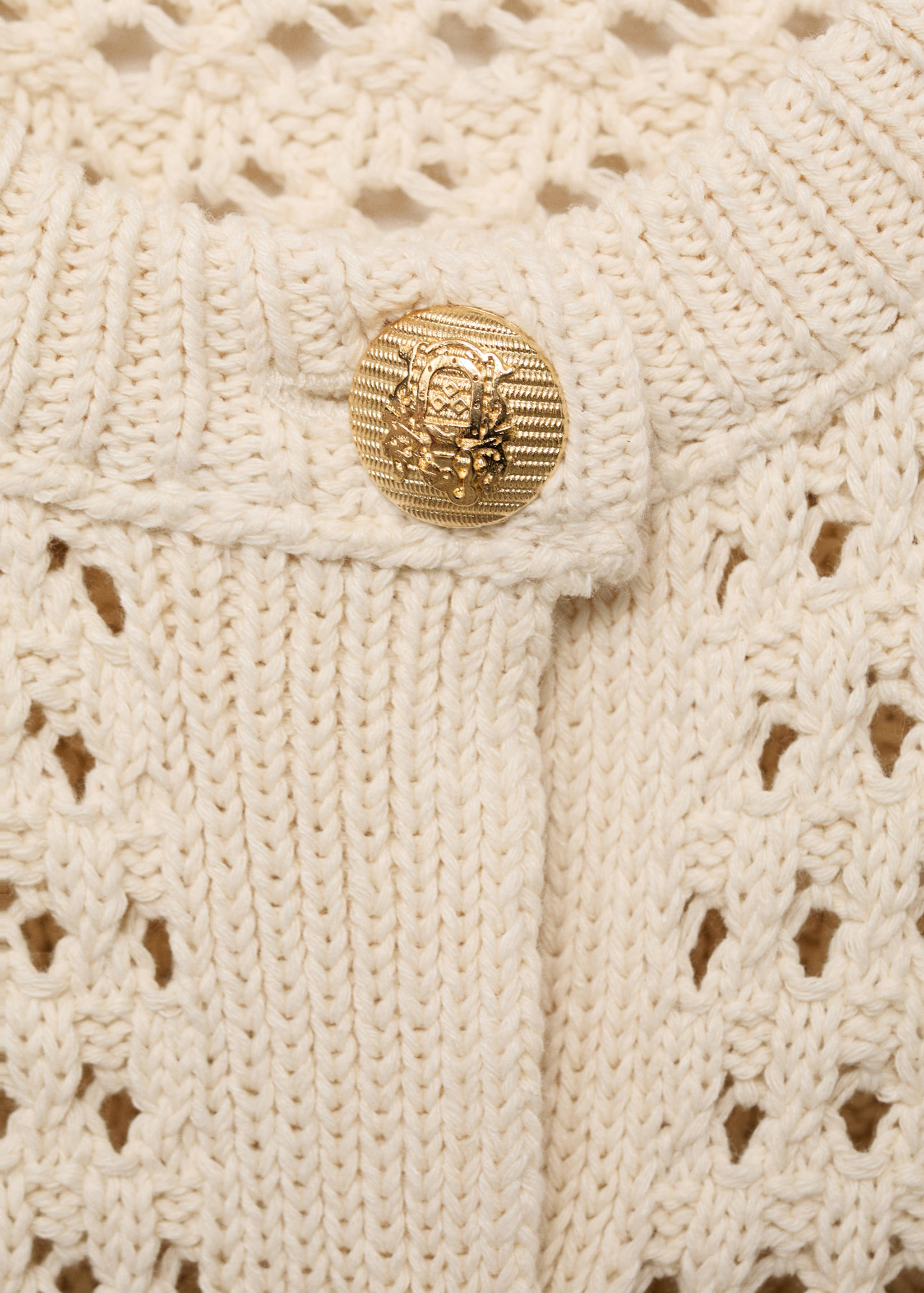 Cardigan maille ajourée rayures - Détail de l'article 8