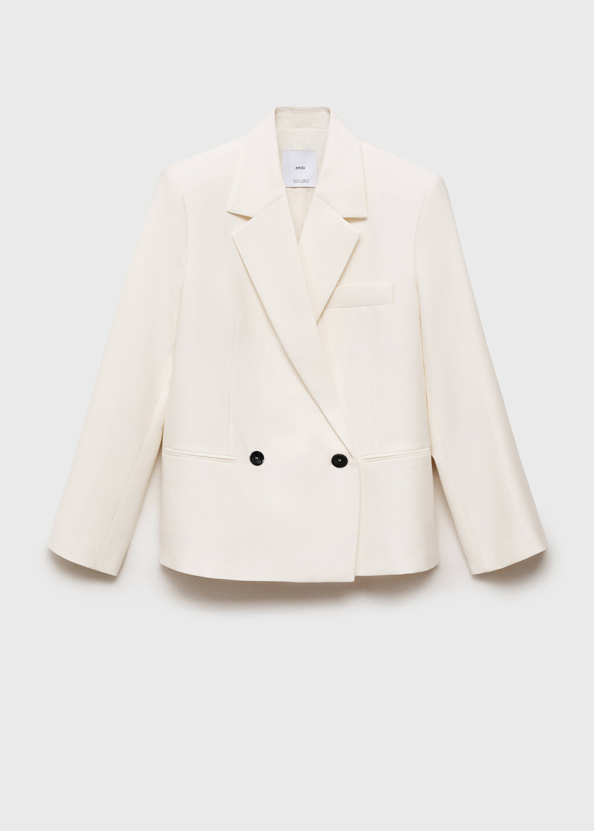 Blazer double boutonnage contrasté - Article sans modèle