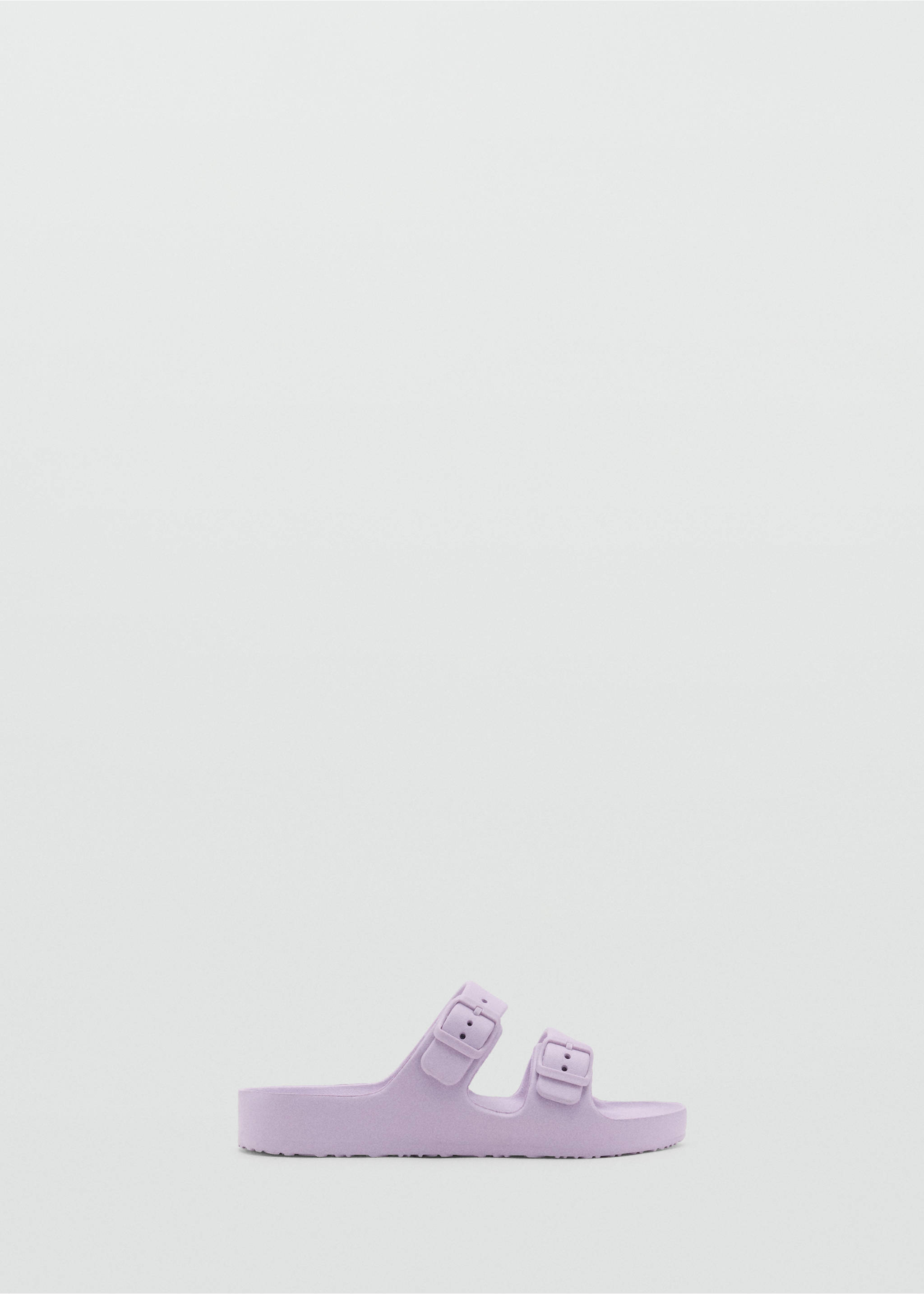 Flip-Flops mit Riemen und Schnalle - Artikel ohne Model, Helllila/Pastelllila. Ref: 87037676-00.