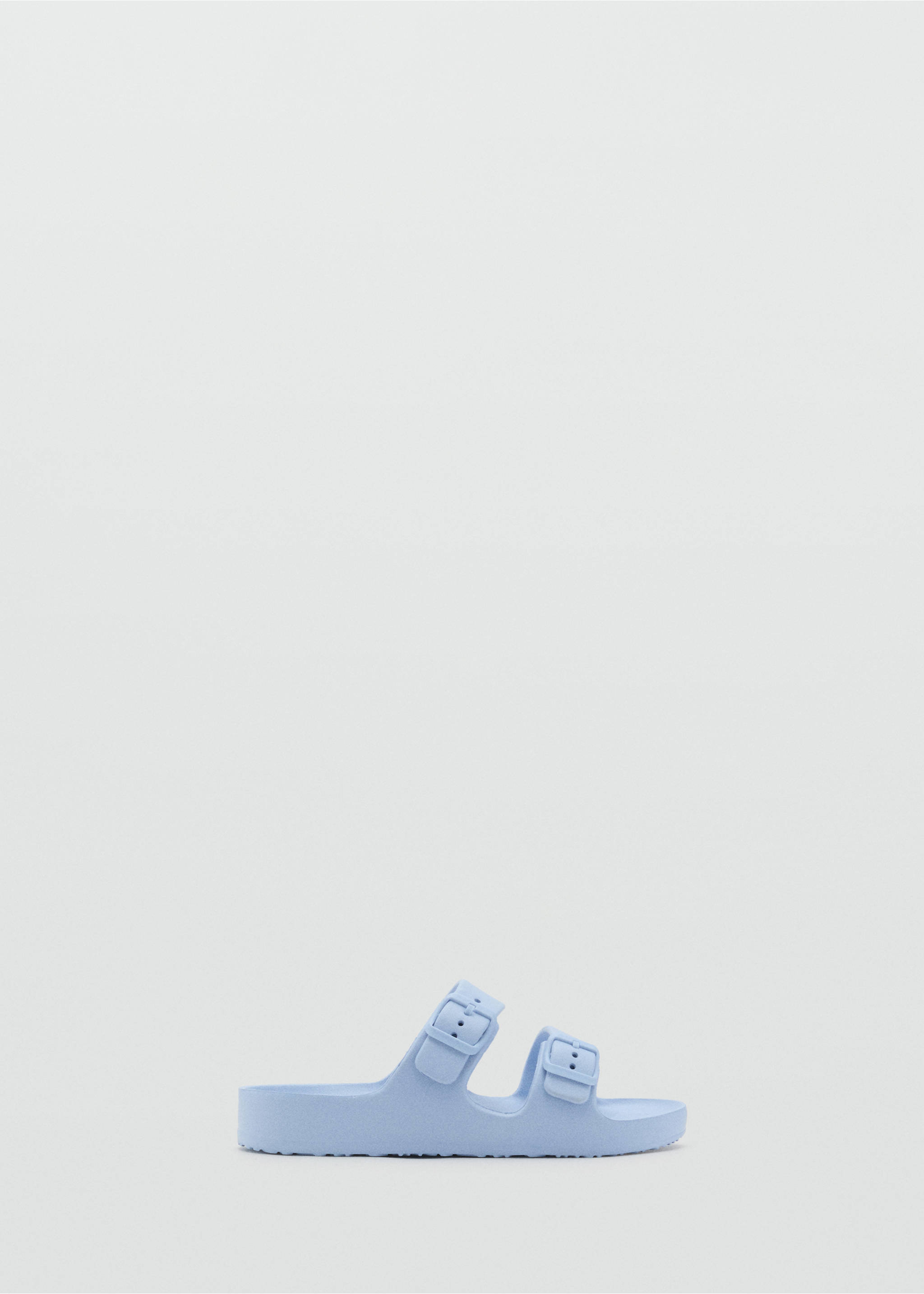 Flip-Flops mit Riemen und Schnalle - Artikel ohne Model, Türkis. Ref: 87037677-00.