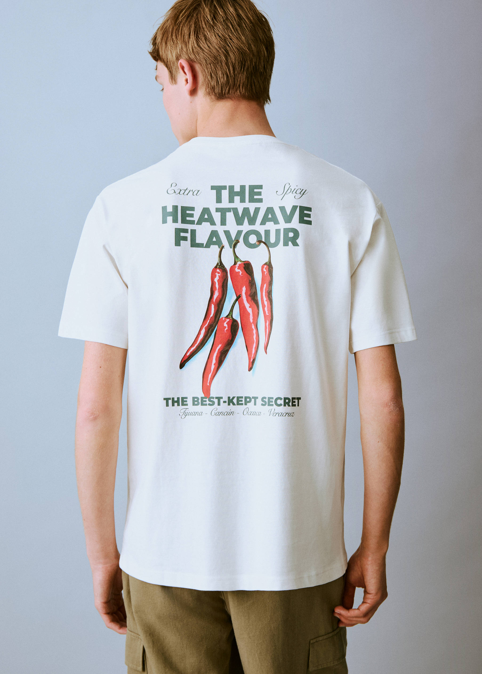 Short-sleeved printed t-shirt - Reverse of the article
