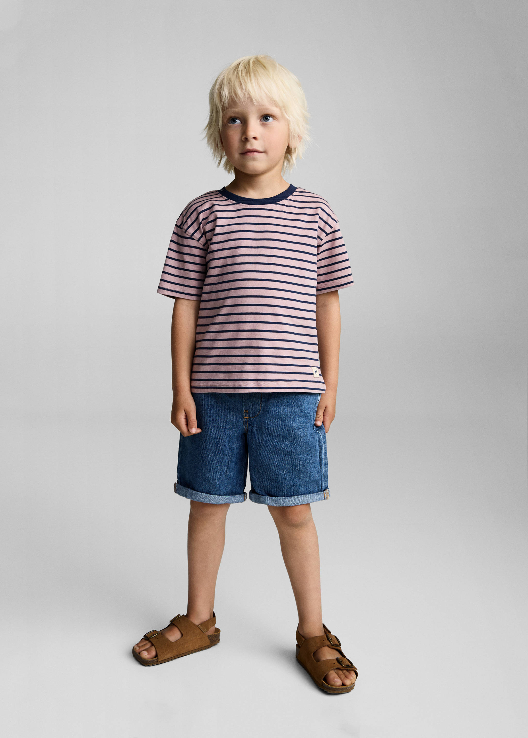Striped cotton T-shirt - General plane