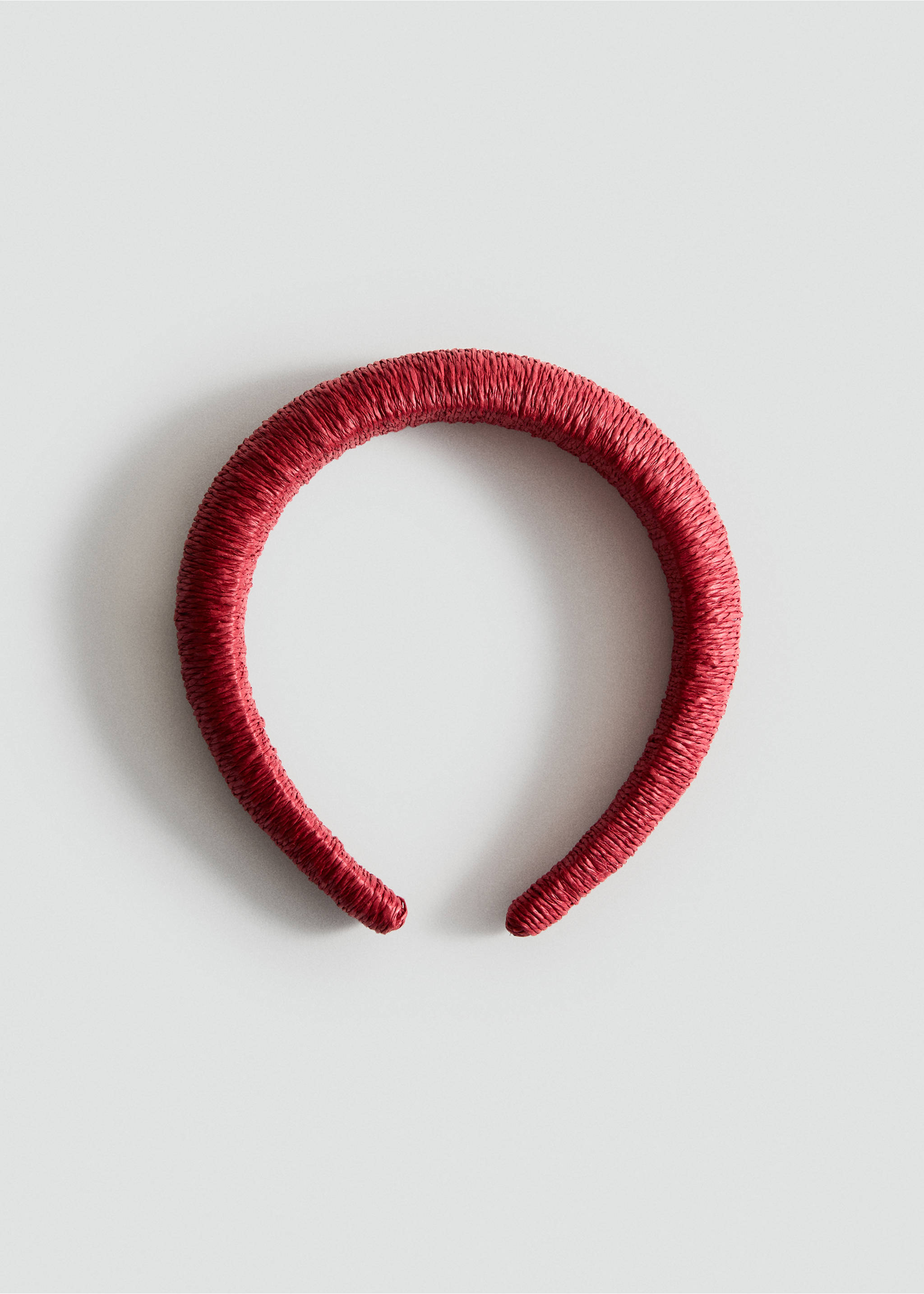 Haarreif aus Naturfaser - Artikel ohne Model, Rot. Ref: 87037691-00.