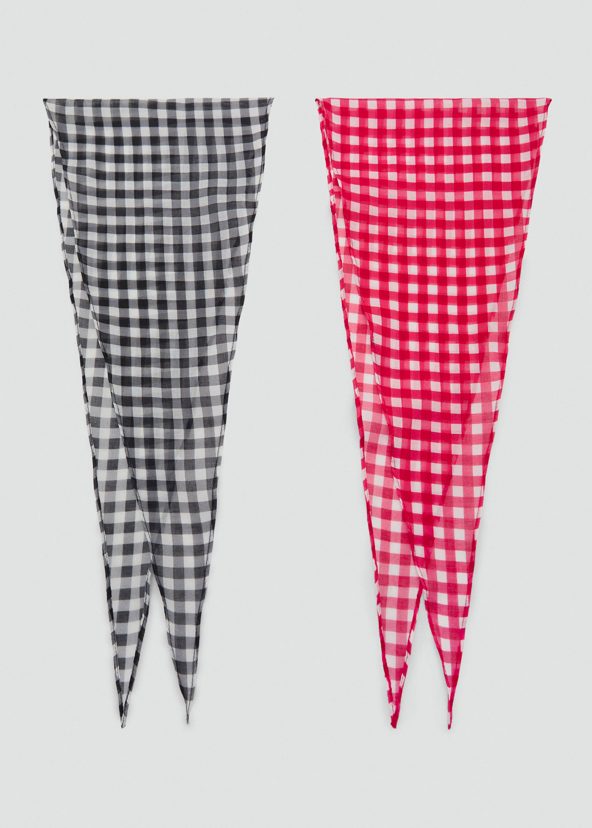 Set mit 2 kombinierten Taschentüchern - Artikel ohne Model