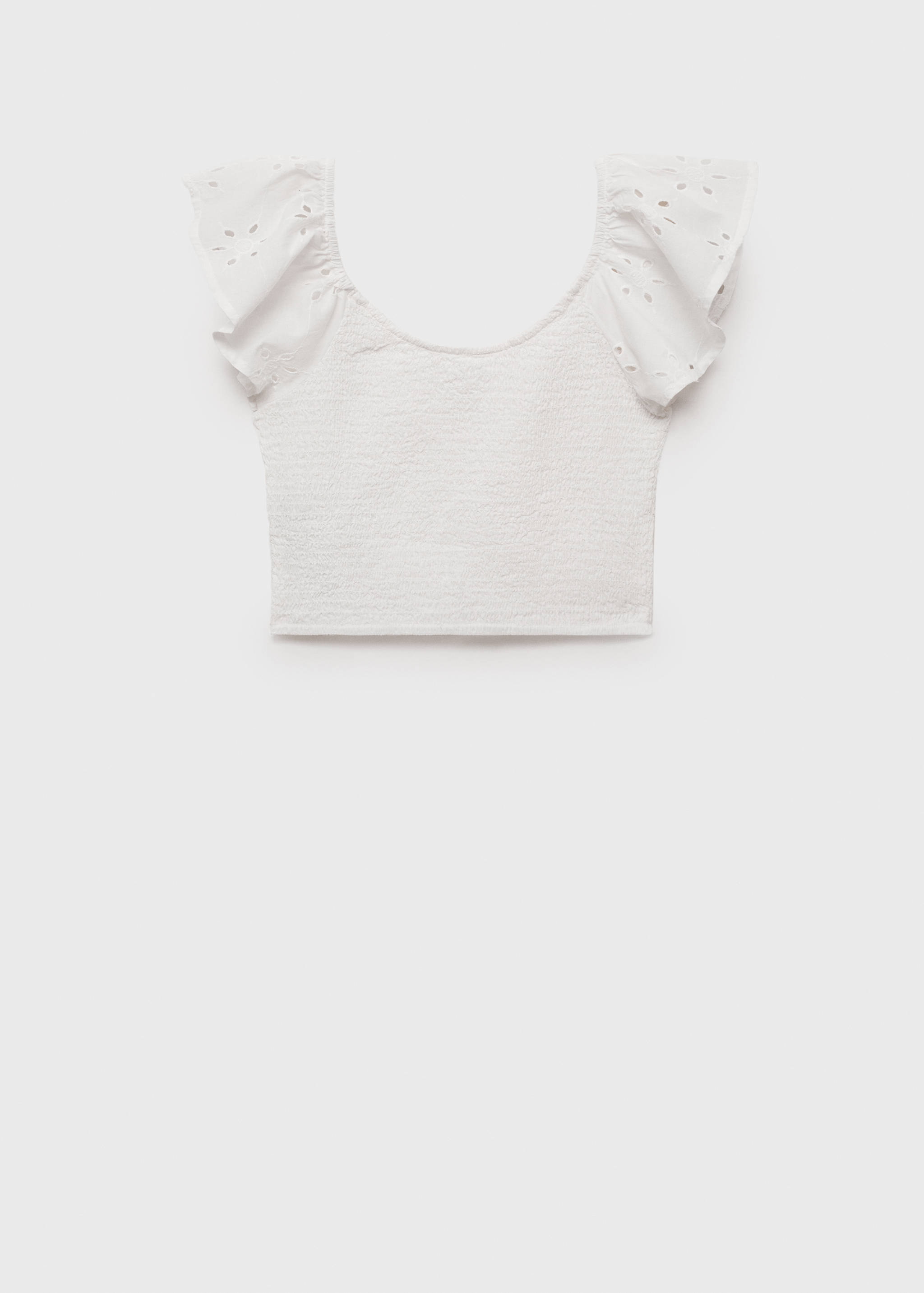 Ruffles embroidered top - Article without model