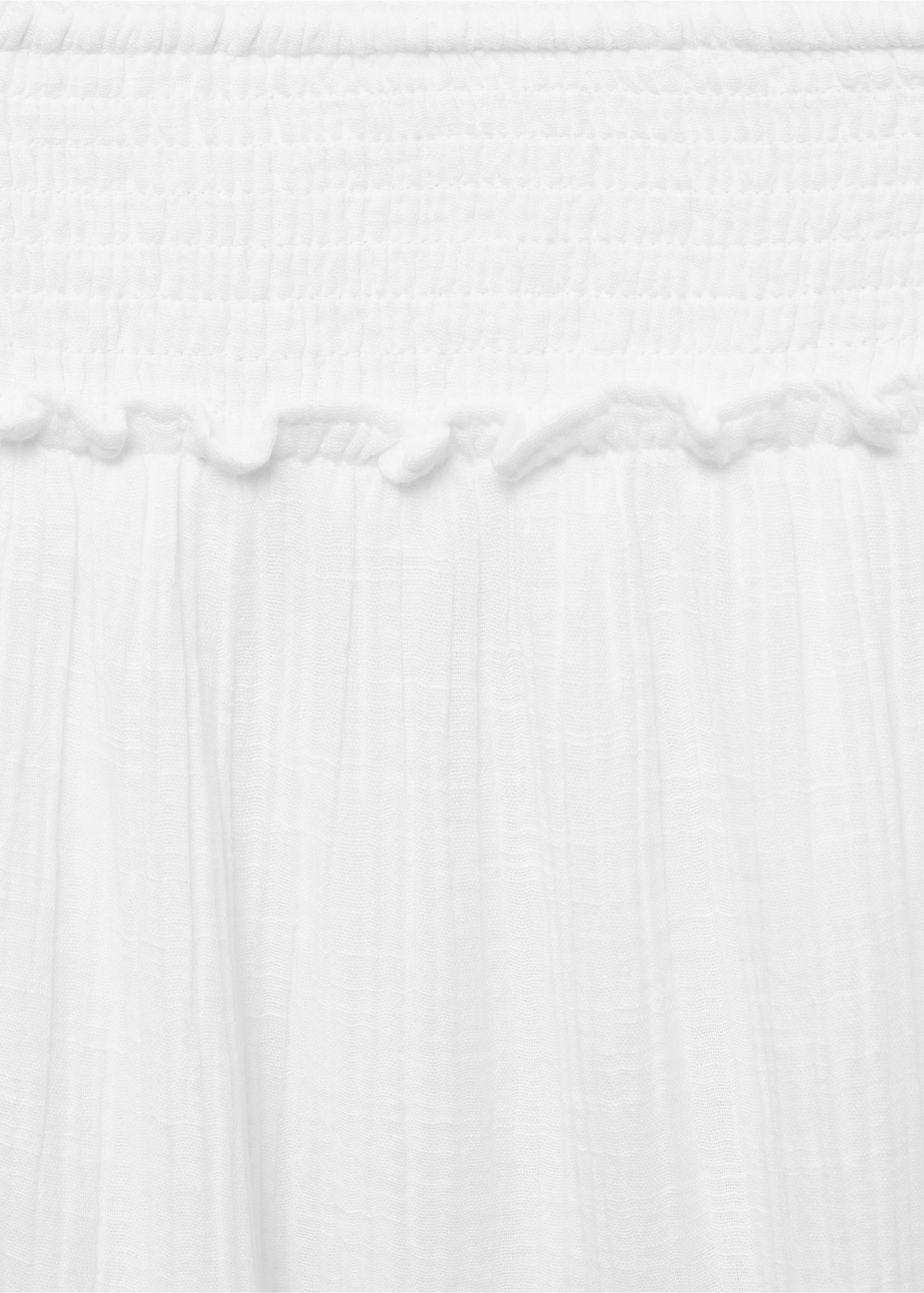 Falda larga volantes - Detalle del artículo 8, Blanco. Ref: 87037697-00.