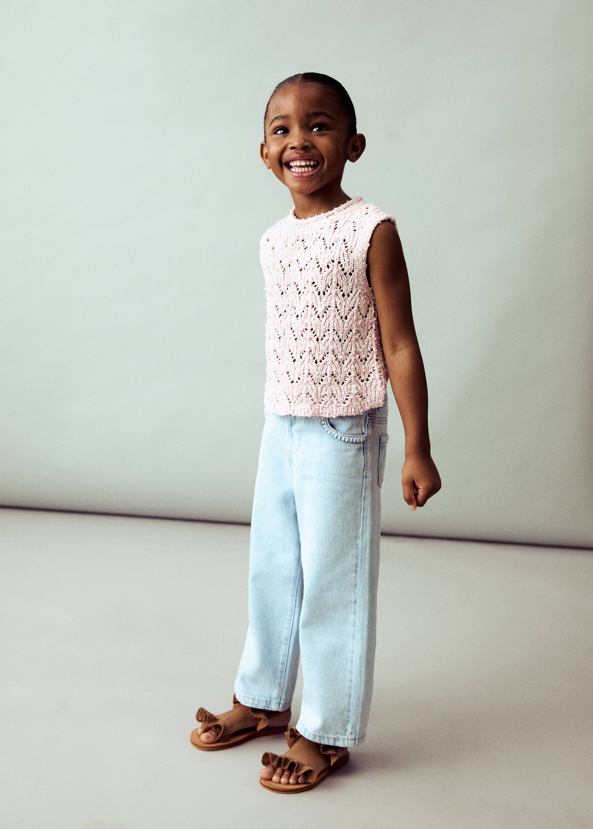 Openwork knit top - General plane