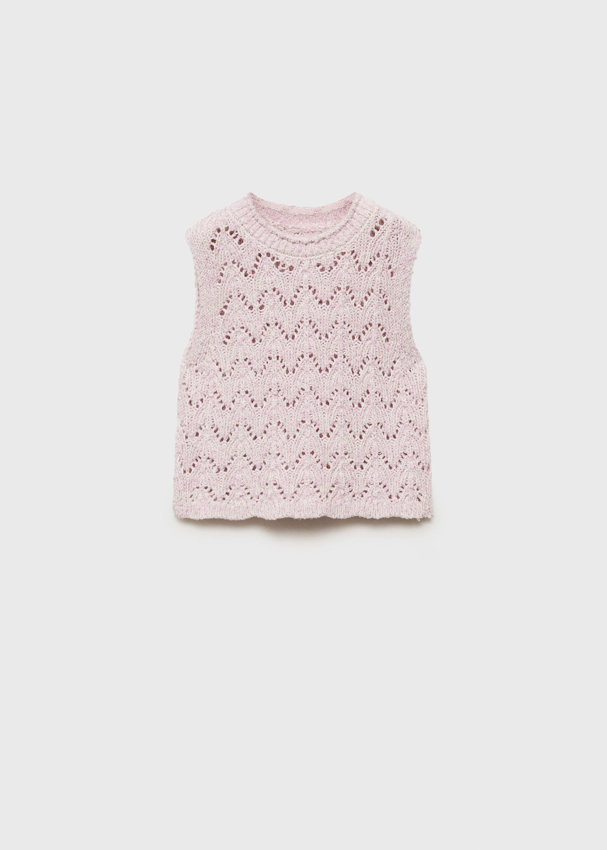 Openwork knit top - Article without model