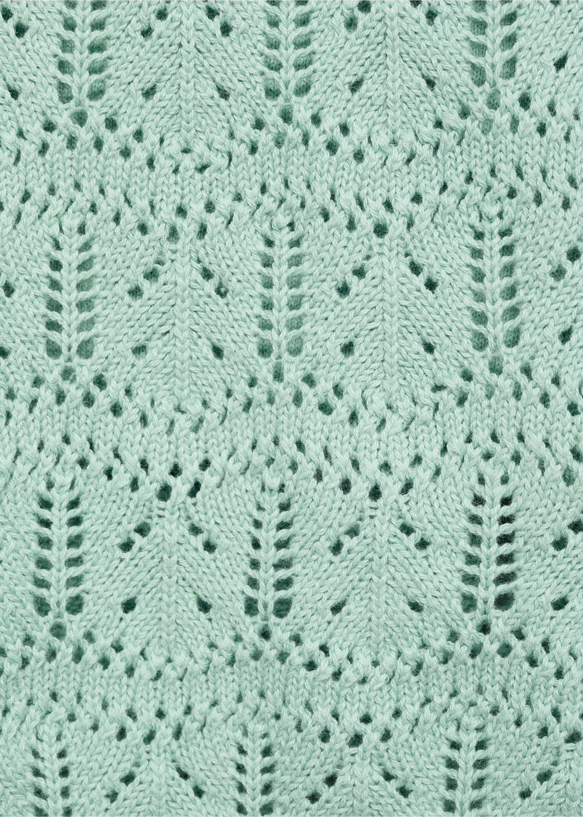 Top maille ajourée - Détail de l'article 0, Vert d´eau. Ref: 87037699-00.