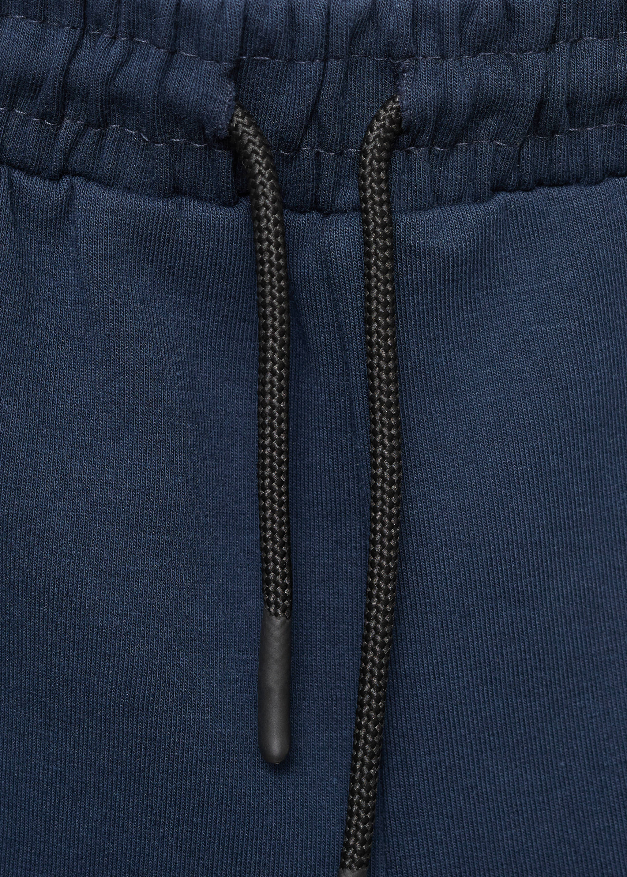 Cotton shorts with drawstring - Details of the article 0