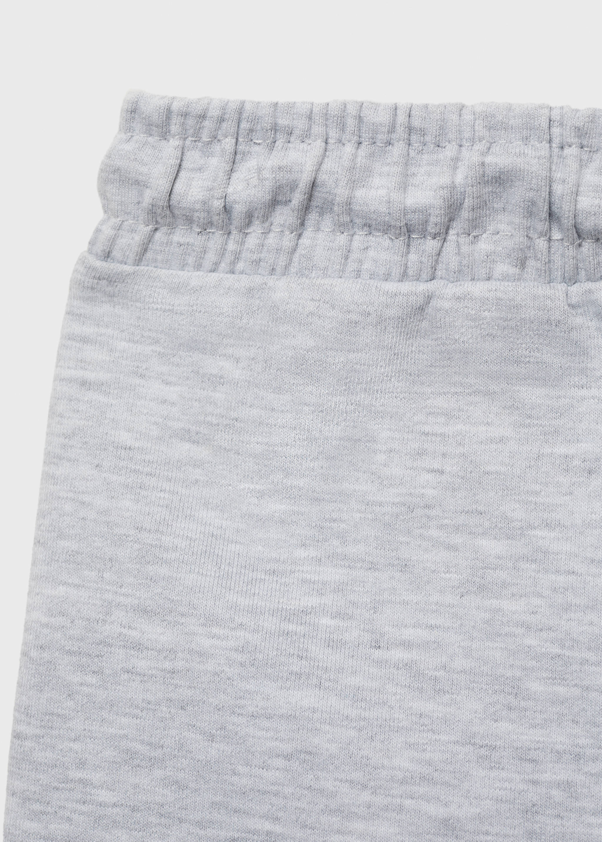Cotton shorts with drawstring - Details of the article 0