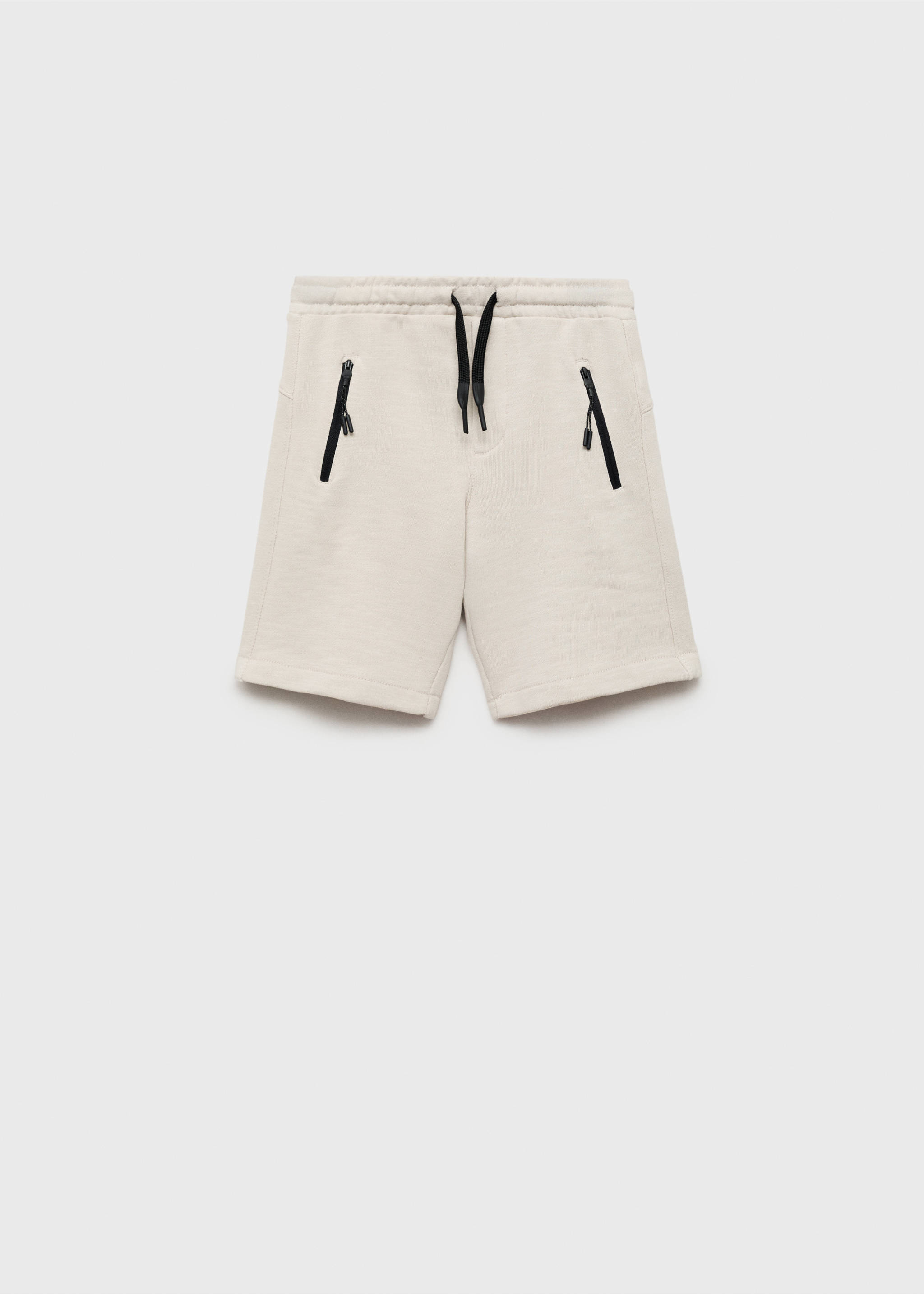 Contrast pockets Bermuda shorts - Article without model, Sand. Ref: 87037705-00.
