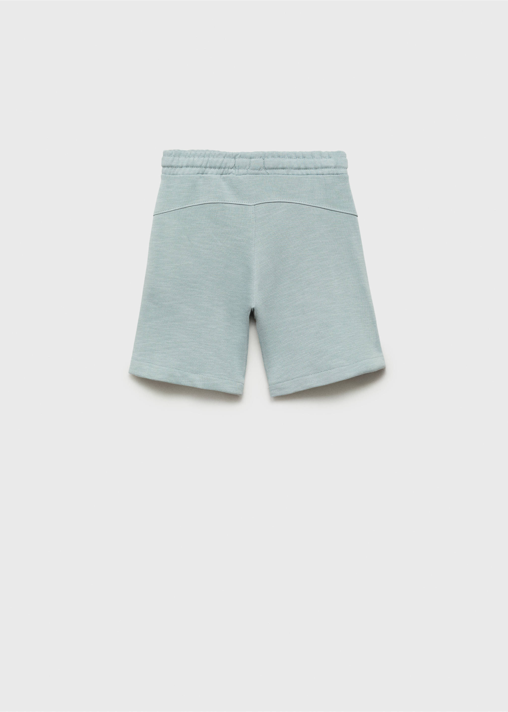 Contrast pockets Bermuda shorts - Reverse of the article, Light/Pastel Grey. Ref: 87037705-00.