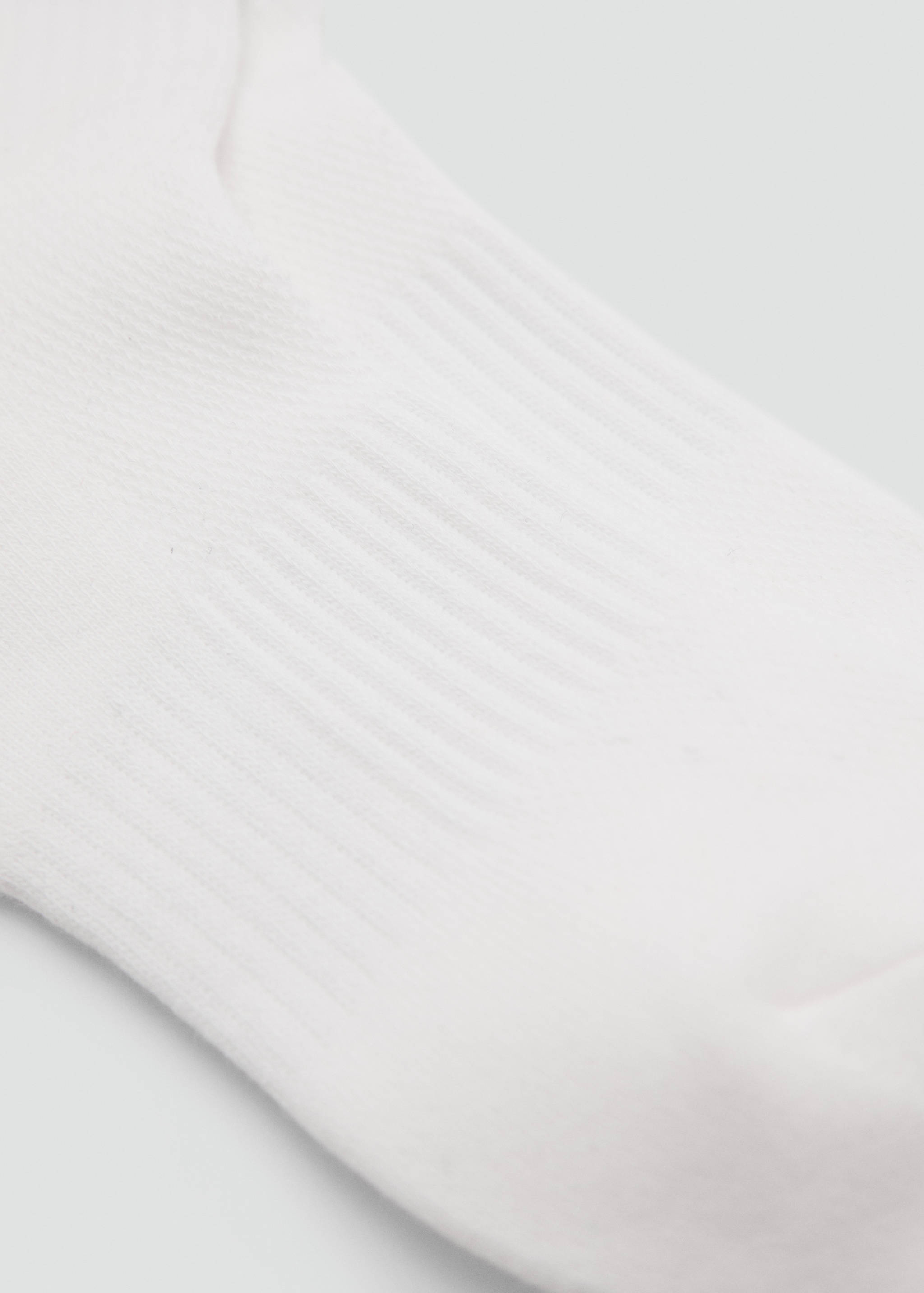 Striped socks with embroidered message - Details of the article 1