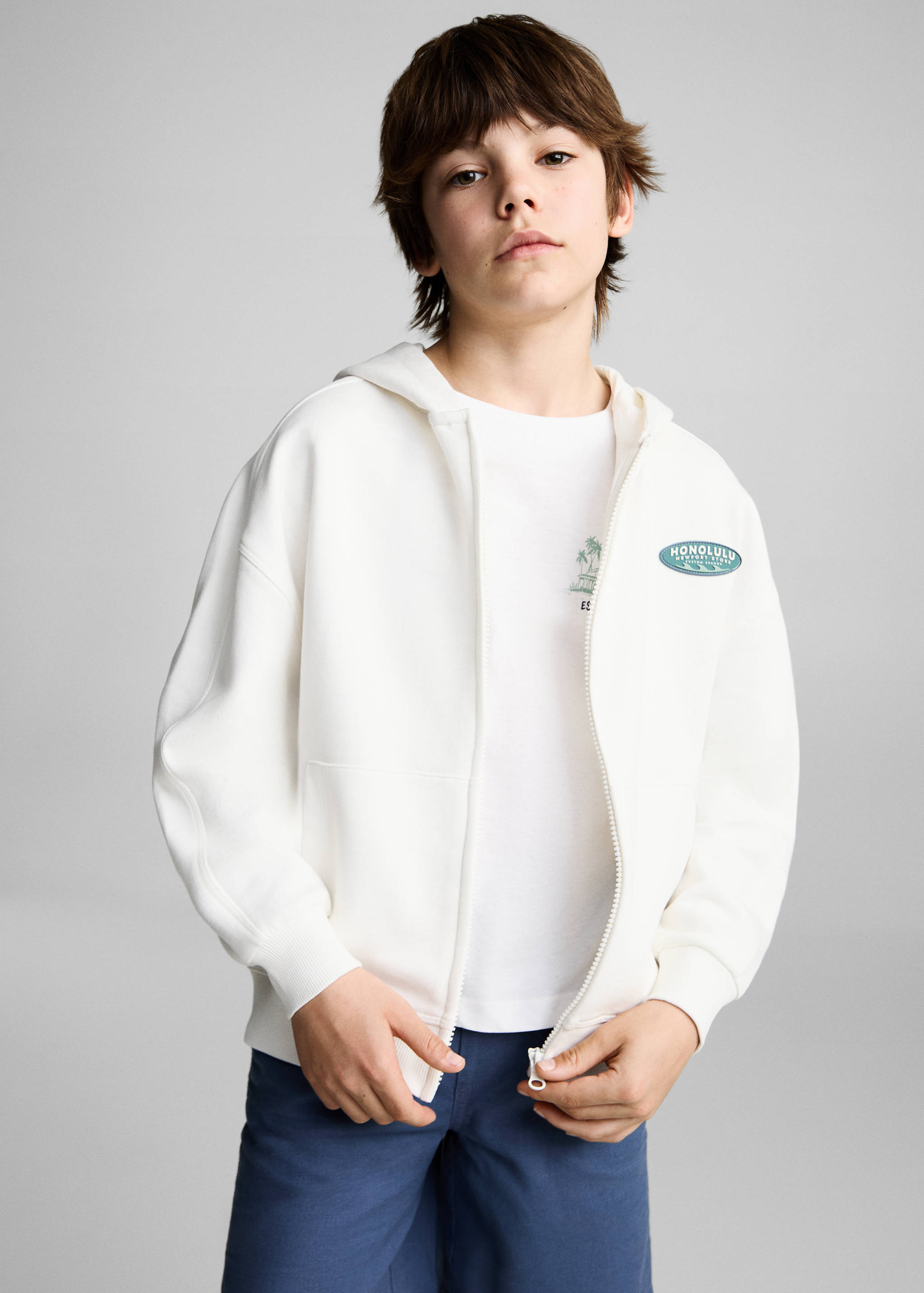 Zipped hoodie - Medium plane