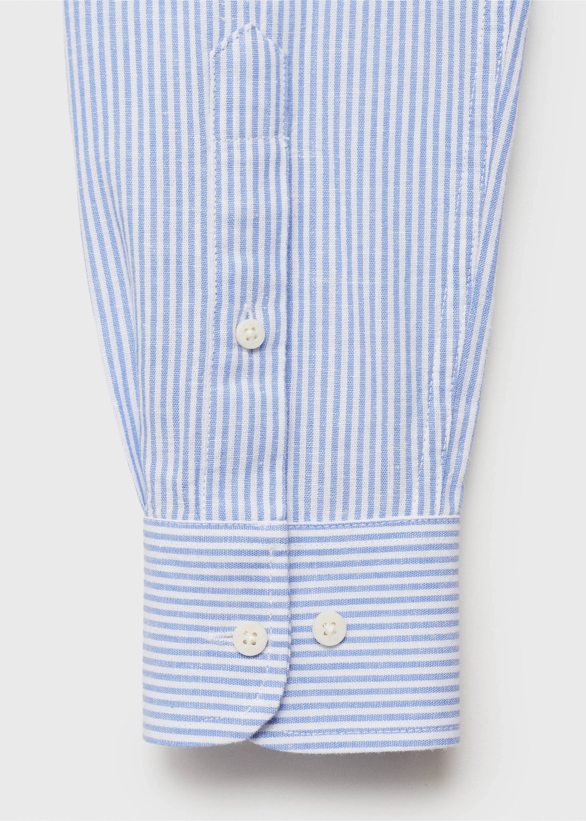 Linen oxford shirt - Details of the article 0, Night Blue. Ref: 87037890-00.