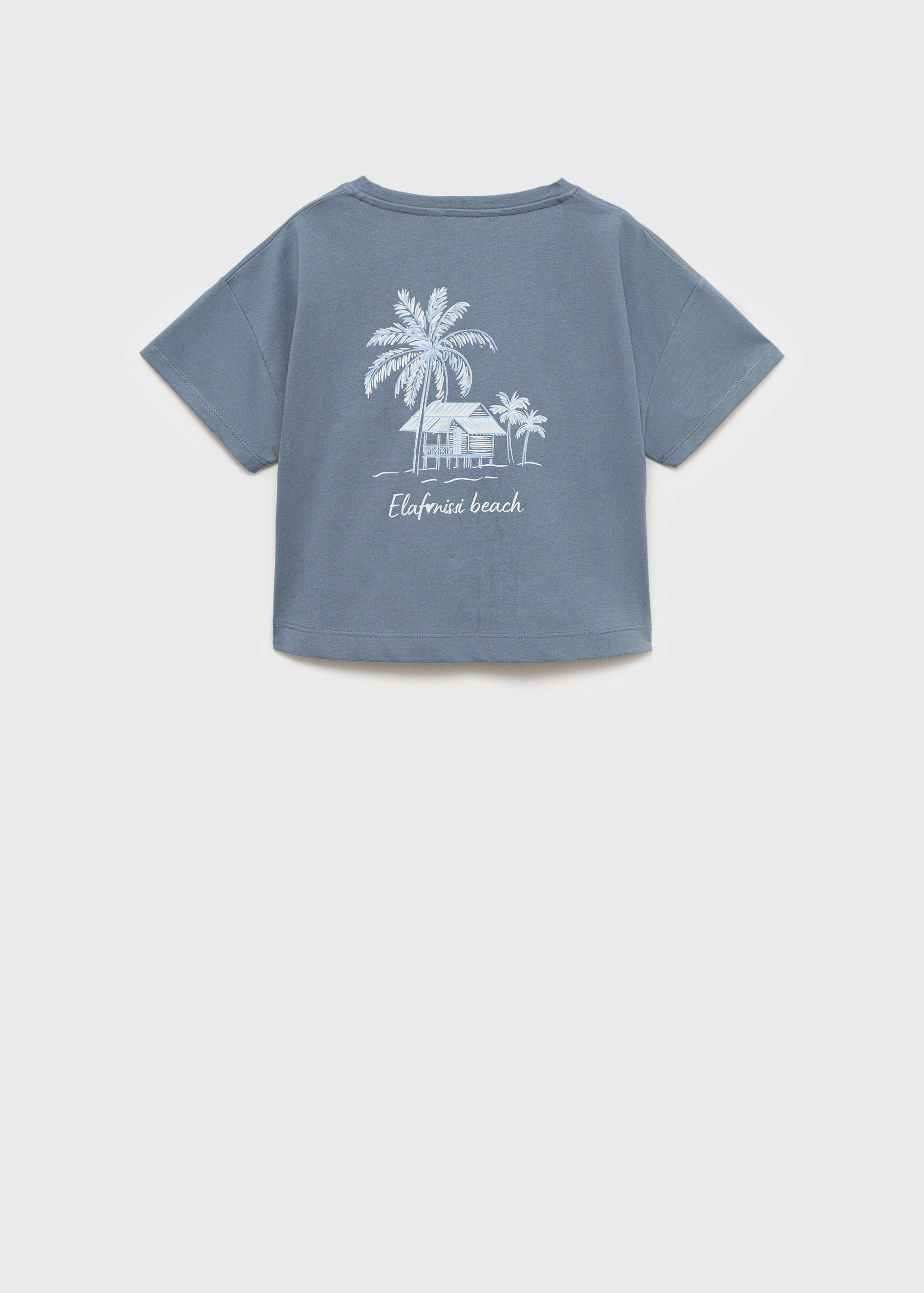Kurzärmliges Print-T-Shirt - Rückseite des Artikels