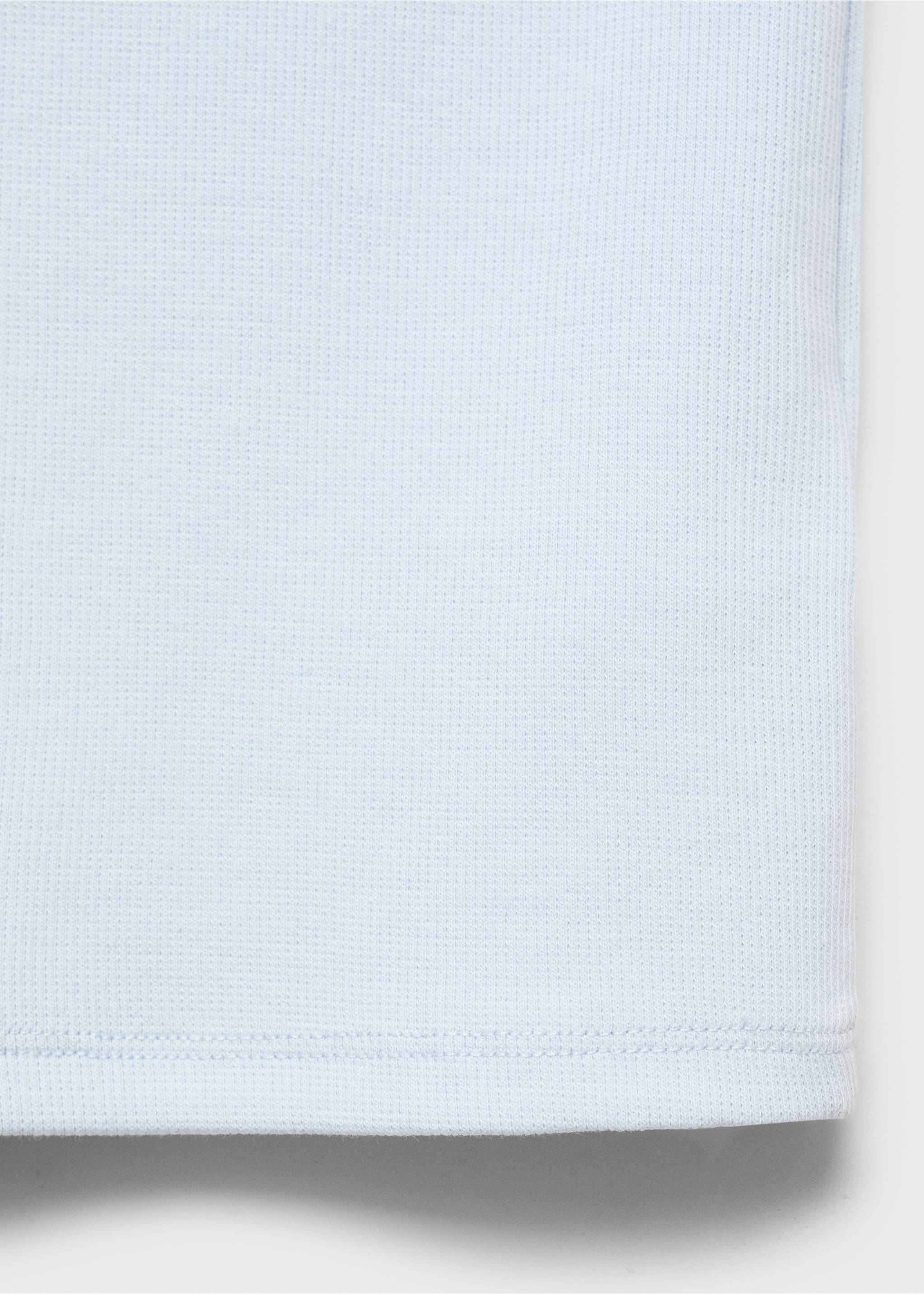 Top côtelé asymétrique - Détail de l'article 0, Bleu ciel. Ref: 87037893-00.