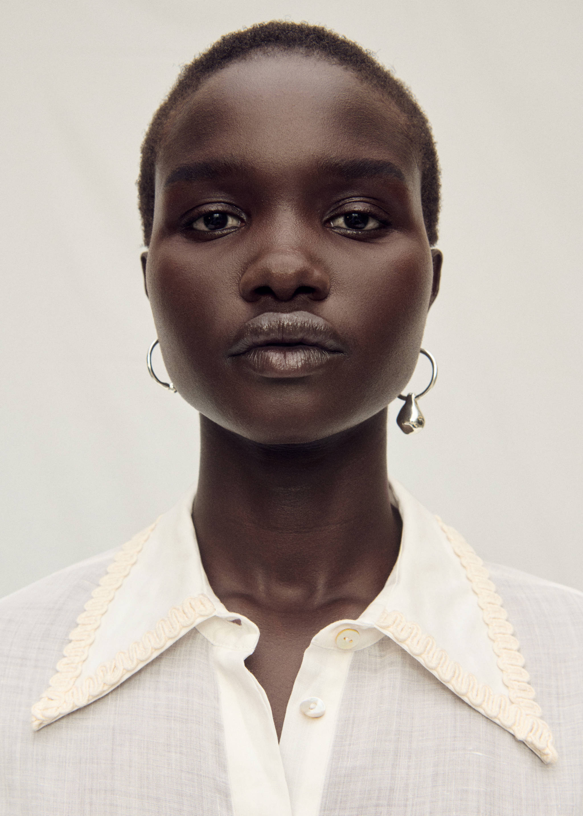 Camisa ramio bolsillo bordado - Detalle del artículo 1