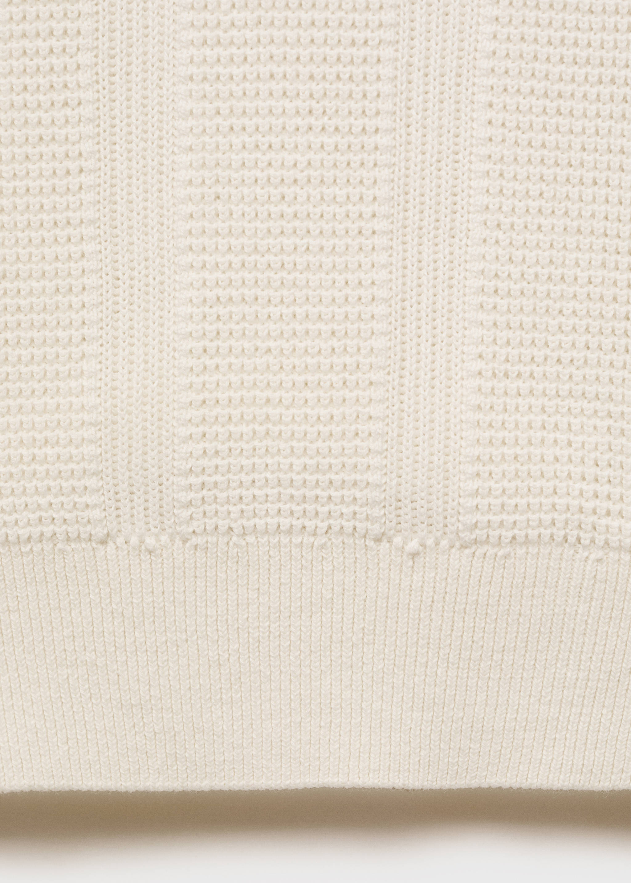 Polokošile z žebrovaného úpletu se strukturními pruhy - Detail zboží 0