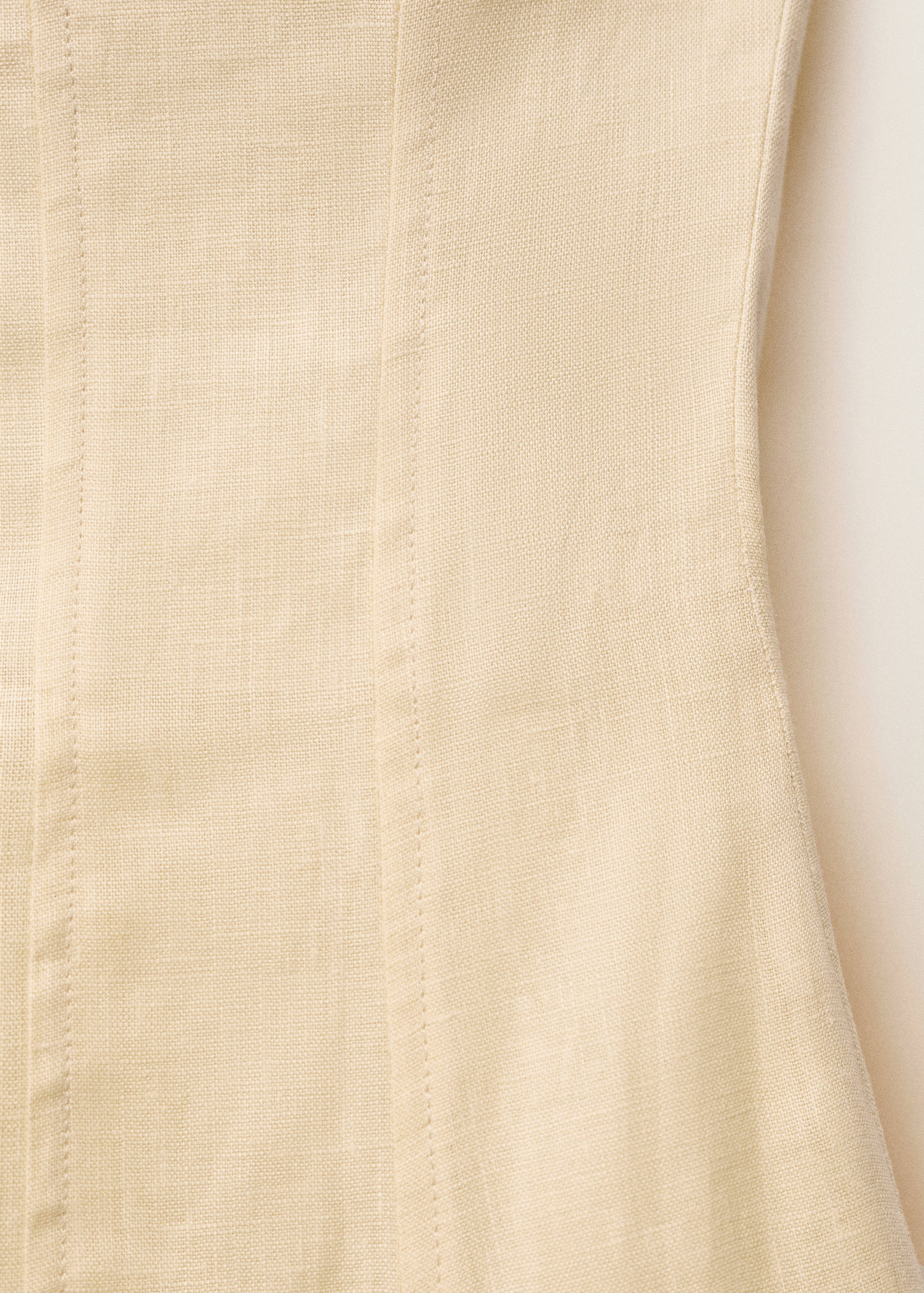 Linen dress with puffed hem - Details of the article 0