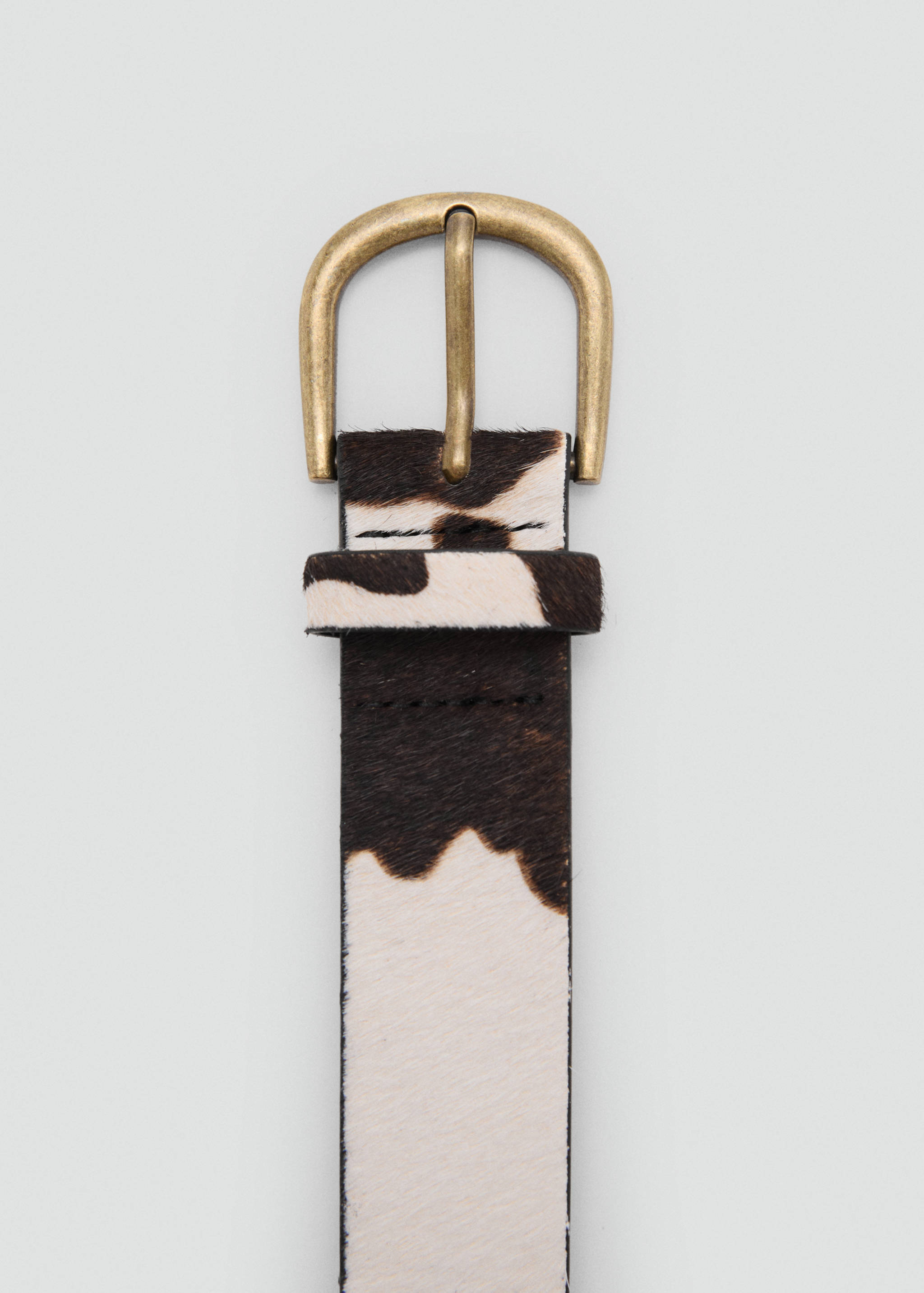 Cinturón piel animal print - Detalle del artículo 1