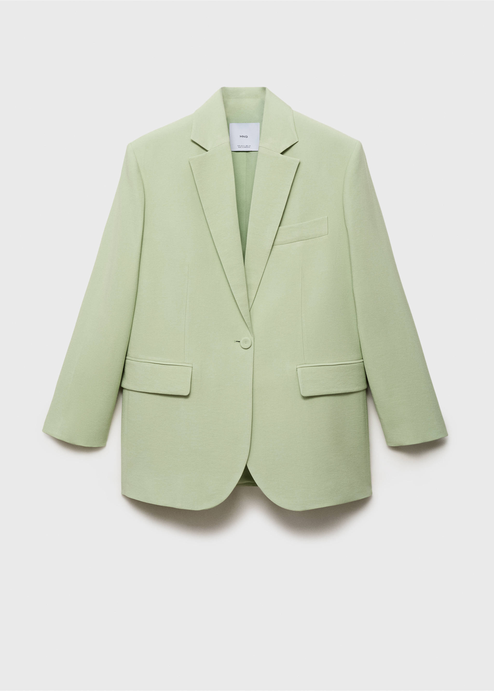 Blazer traje recto - Artículo sin modelo, Verde pastel. Ref: 87037911-00.