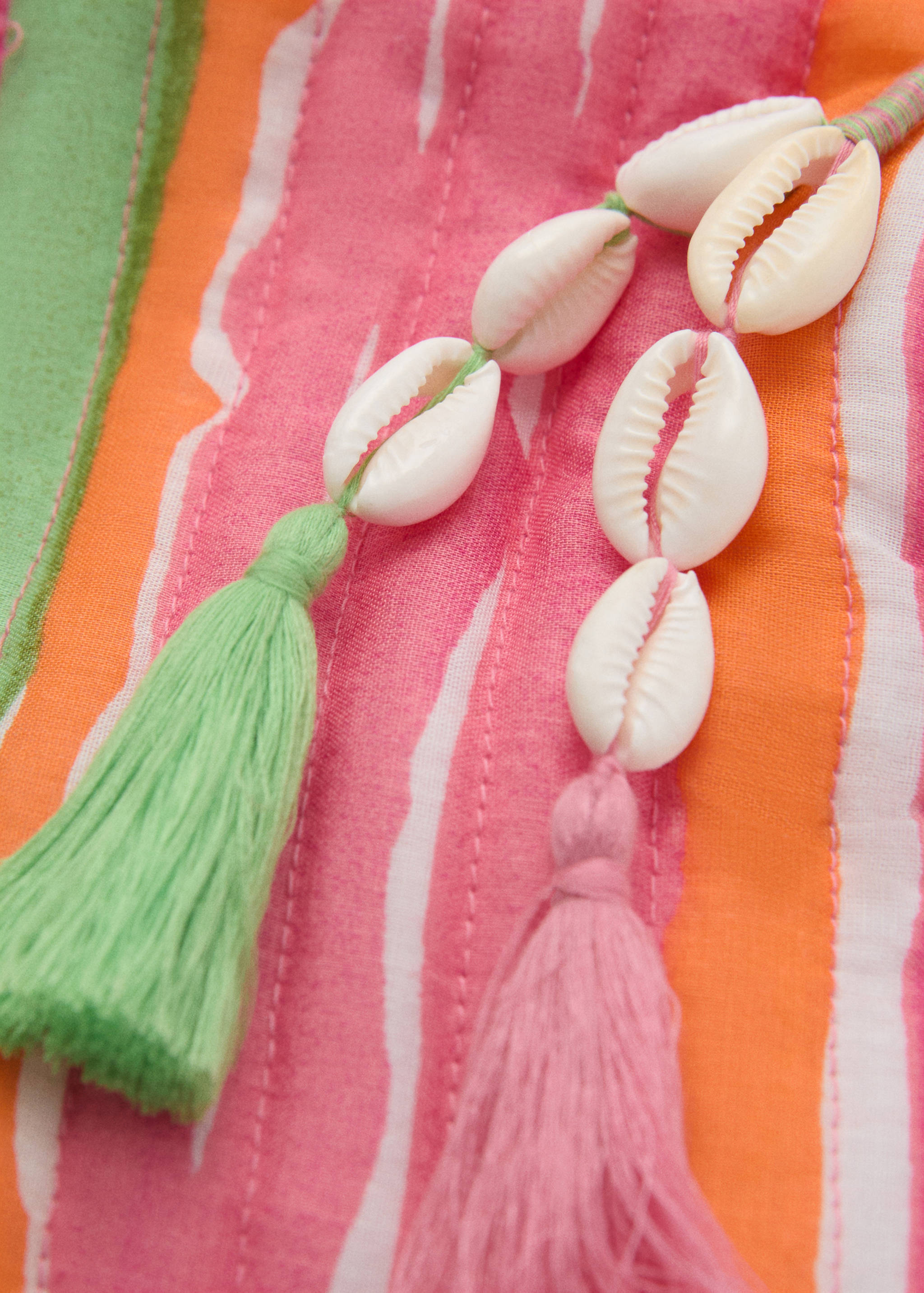 Gestreepte katoenen toilettas - Detail van het artikel 2