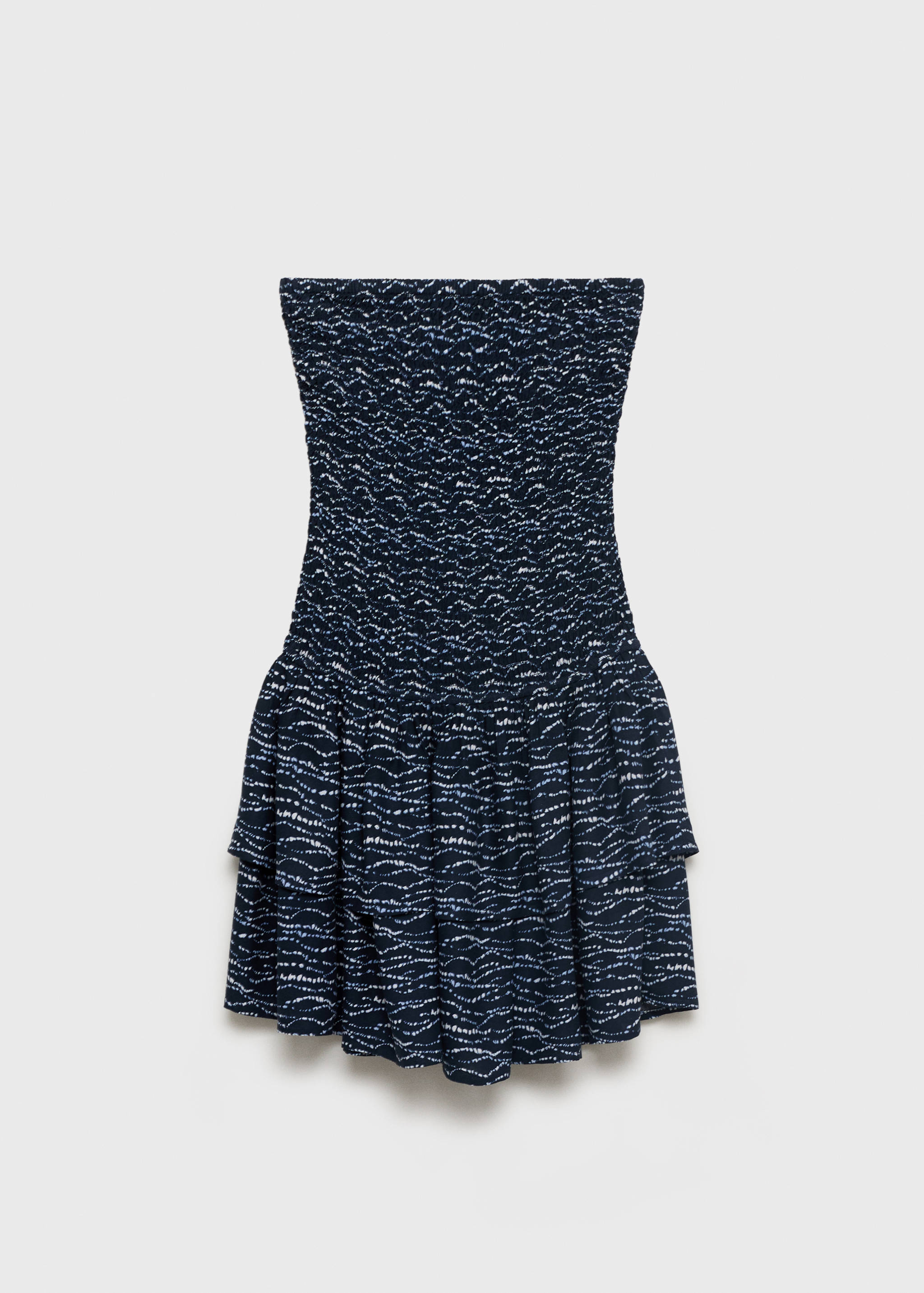 Bedrucktes Rüschenkleid - Artikel ohne Model