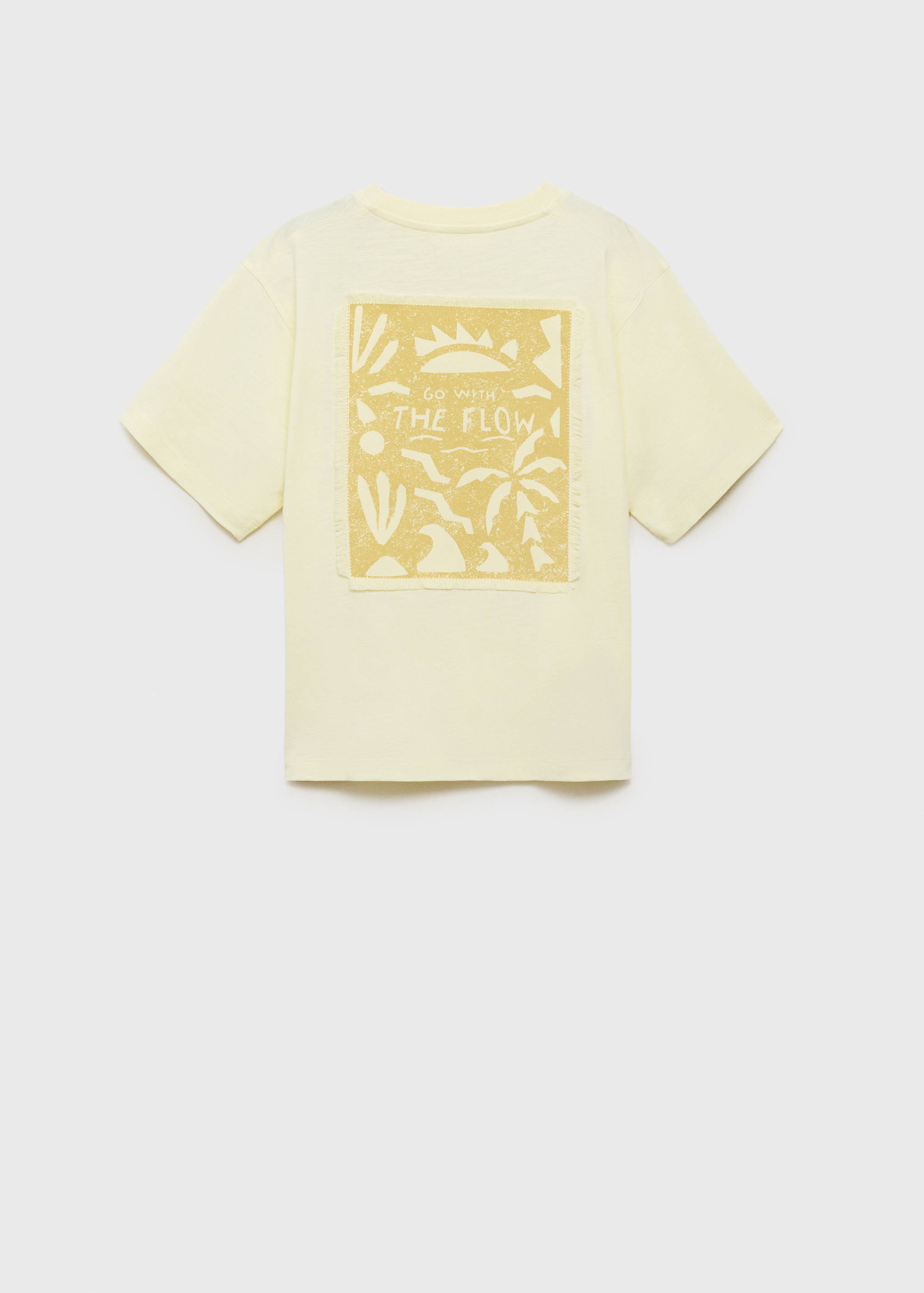 Camiseta algodón estampada - Reverso del artículo