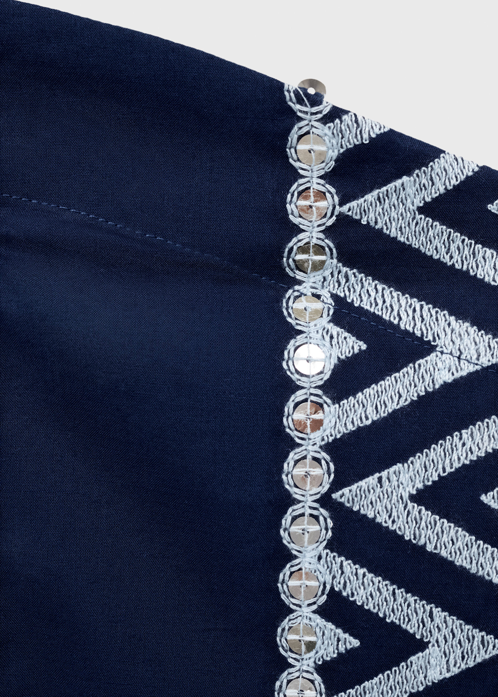 Mirror-embroidered top - Details of the article 8