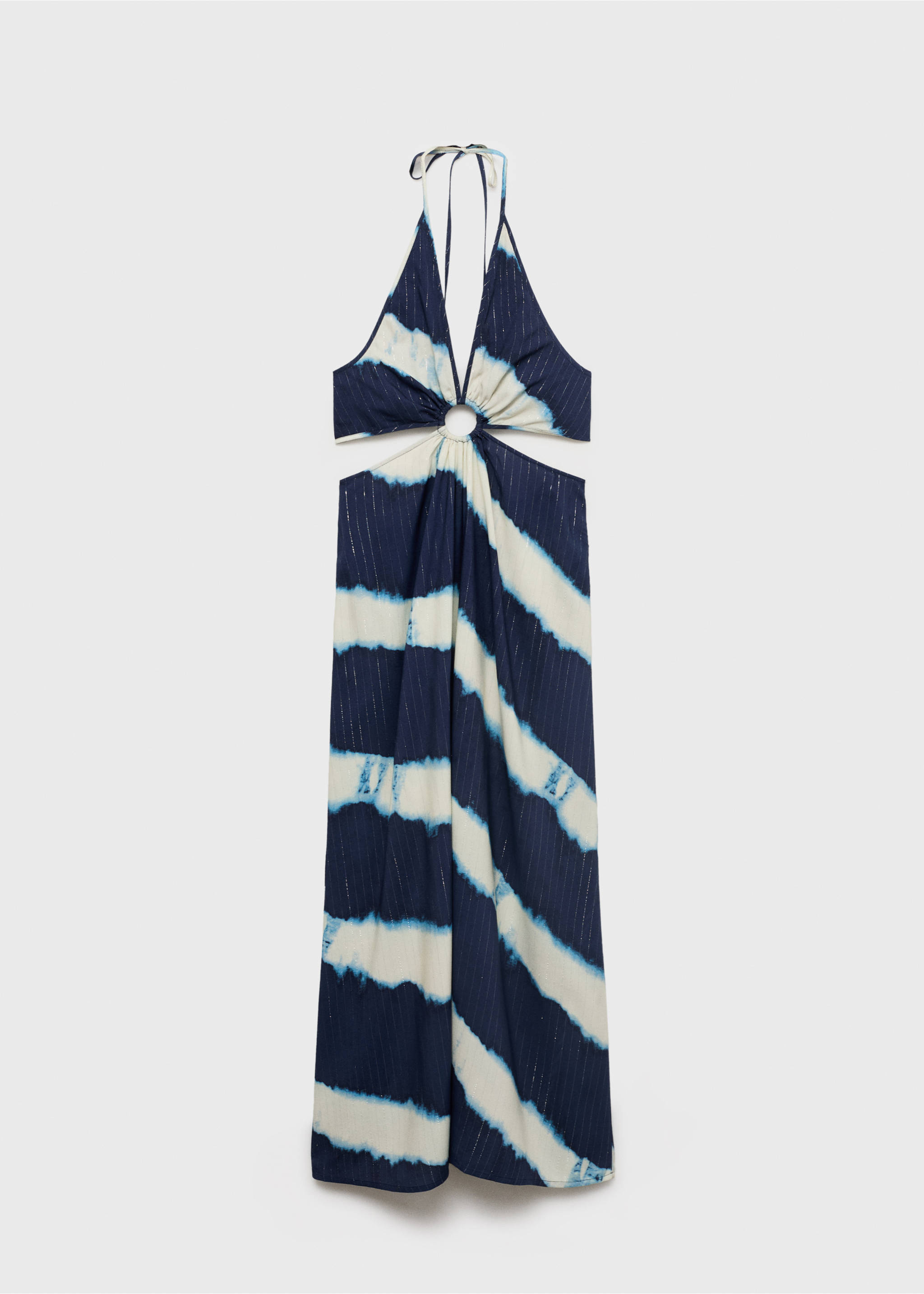 Vestit llarg tie-dye - Article sense model, Blau marí. Ref: 87038275-00.