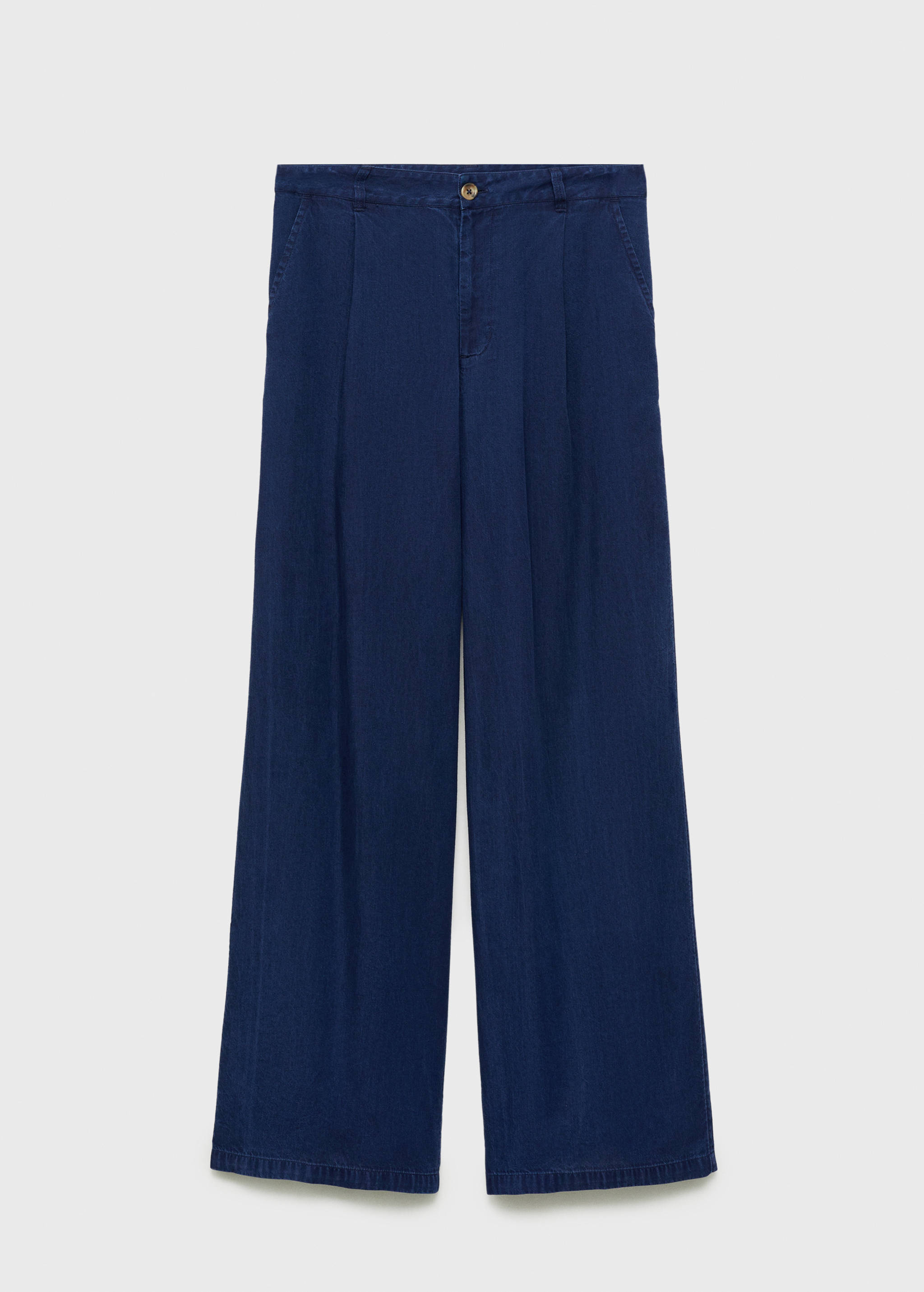 Pantalón wide leg lyocell pinzas - Artículo sin modelo