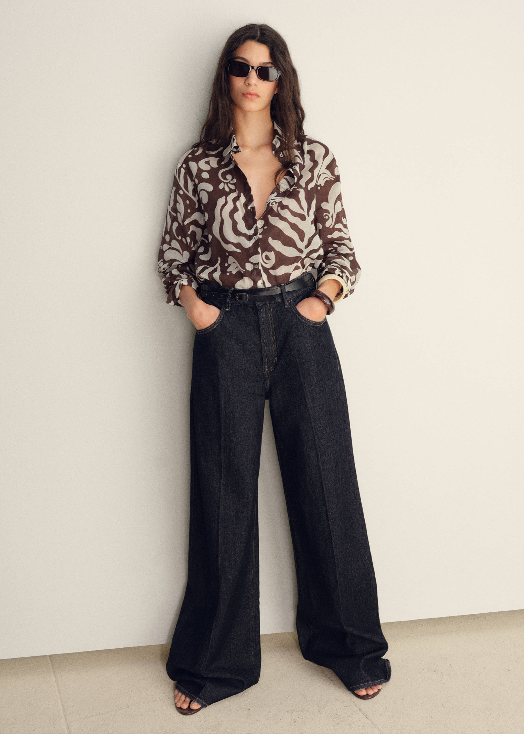 Printed cotton shirt - Details of the article 2