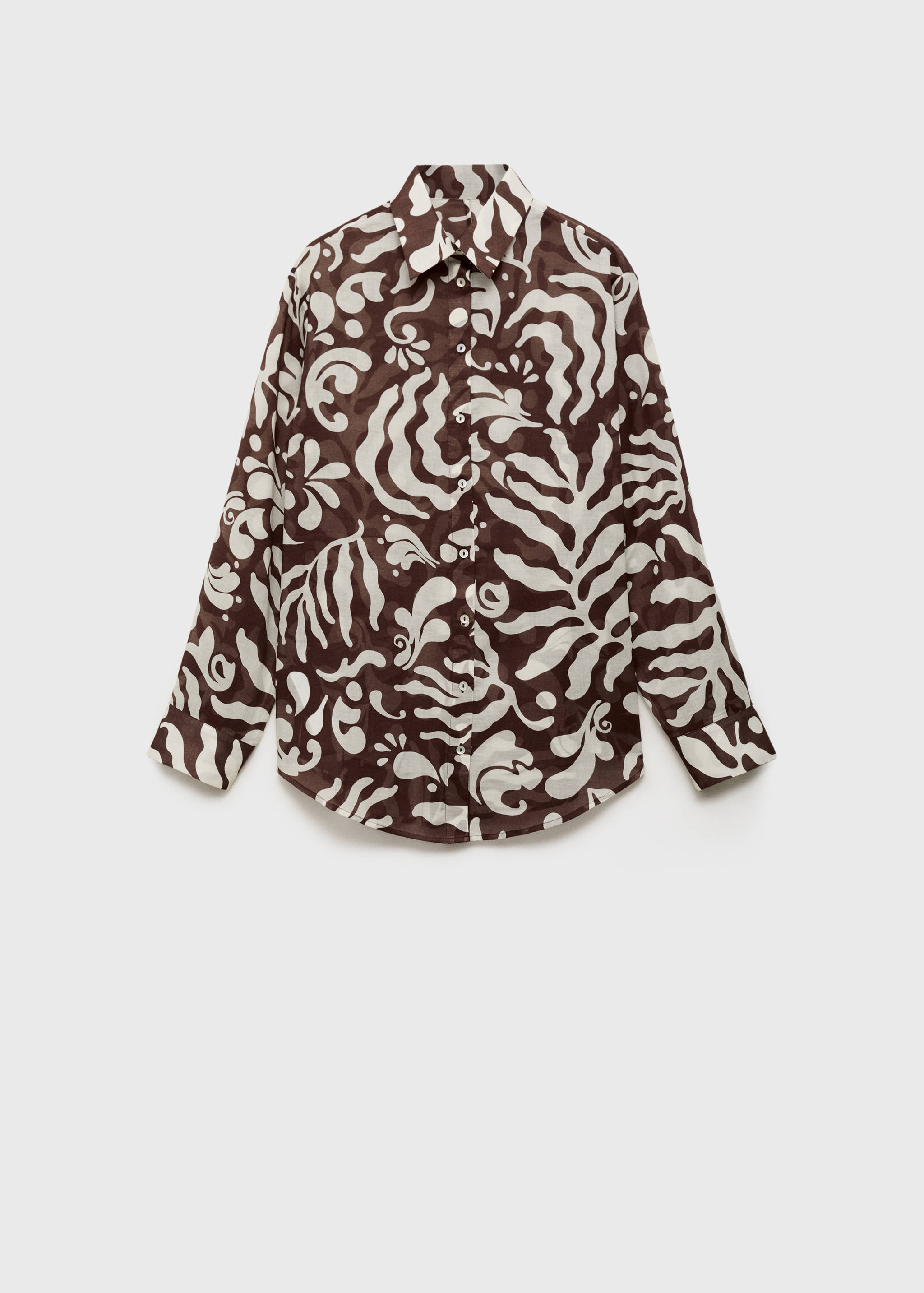 Printed cotton shirt - Article without model