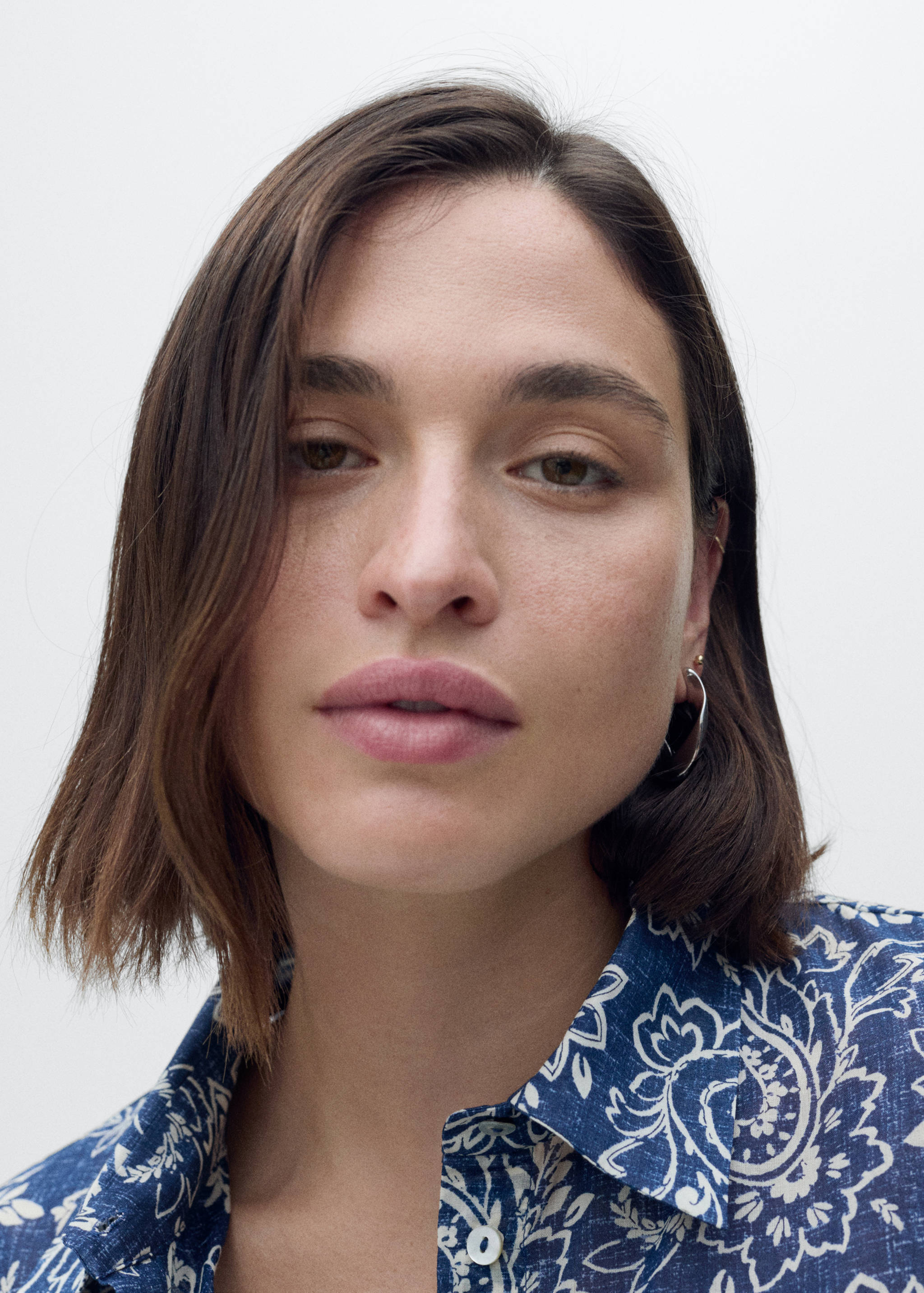 Printed cotton shirt - Details of the article 4