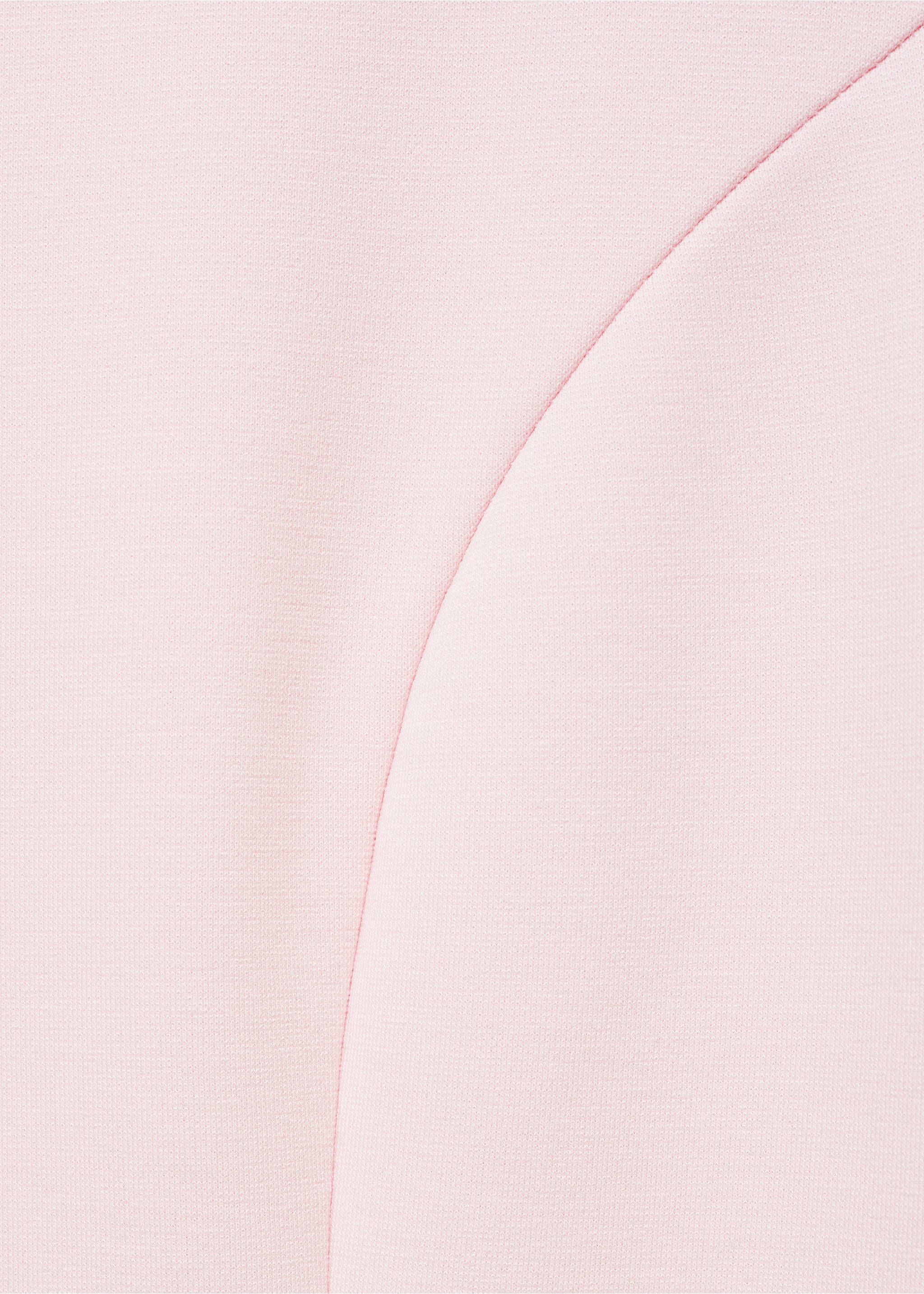 Short belted dress - Details of the article 0, Pastel Pink. Ref: 87038652-00.