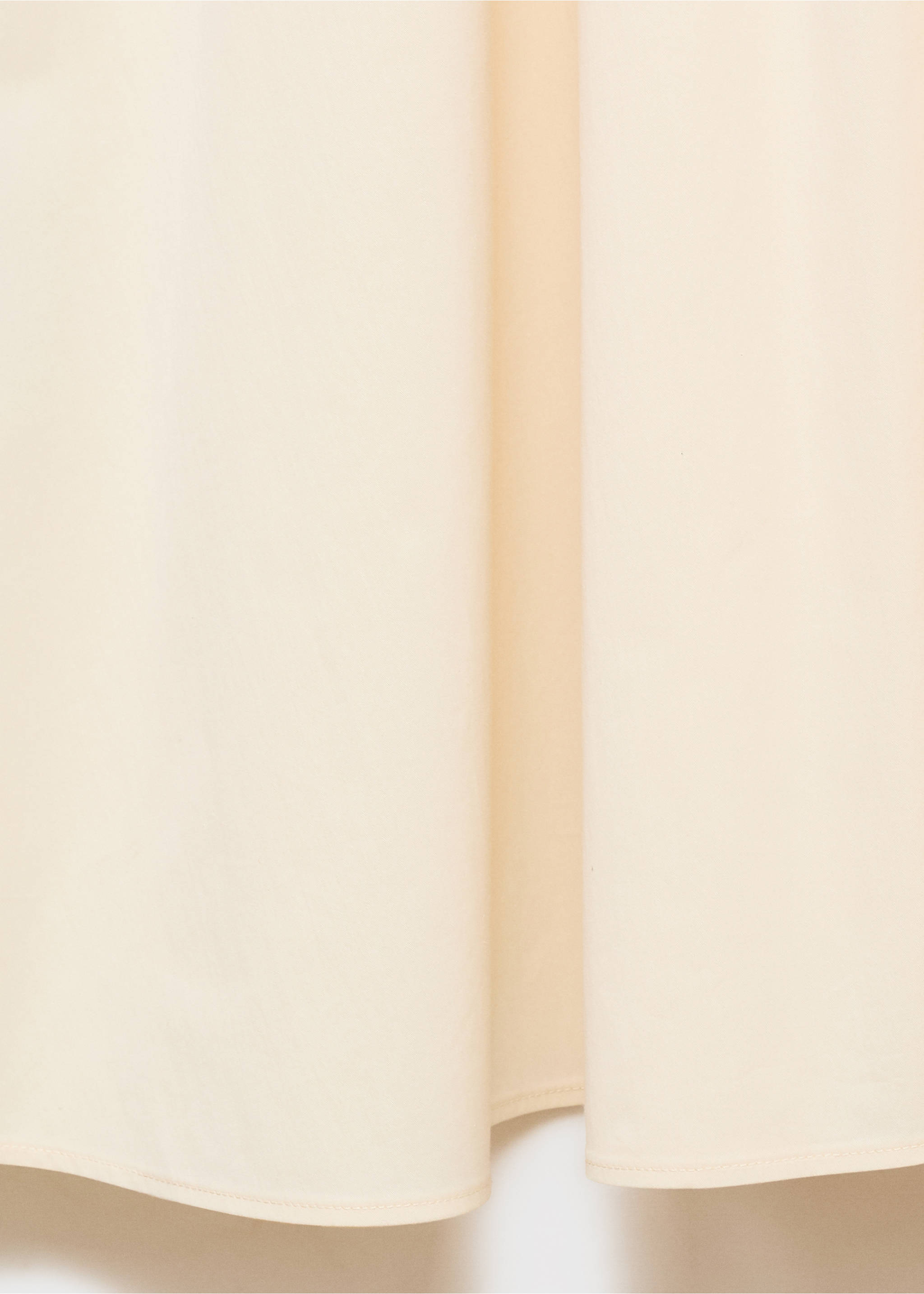 Combined halter-neck dress - Details of the article 0, Ecru. Ref: 87039064-00.