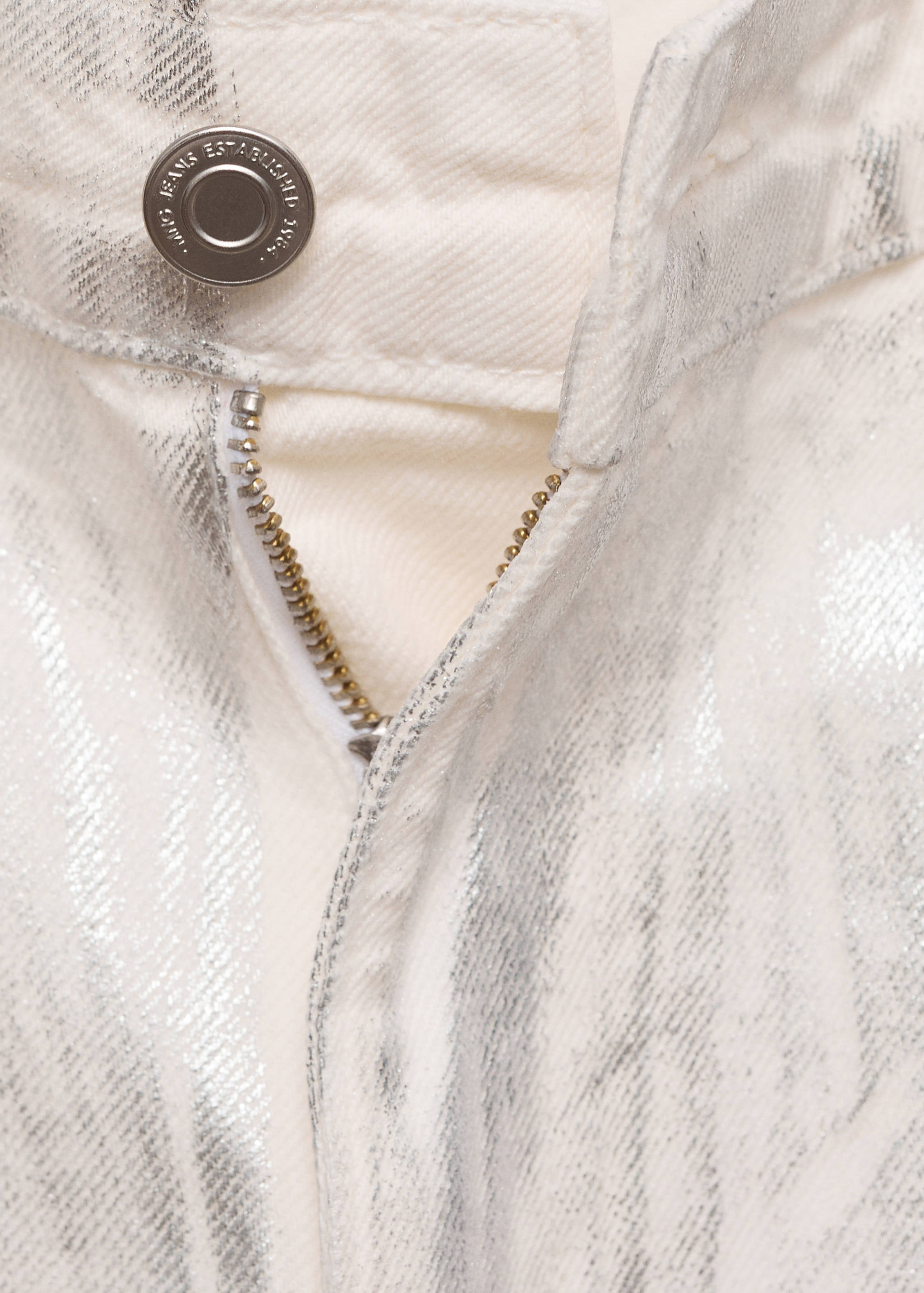 Traperice širokih nogavica metalik završne obrade - Detalji artikla 8