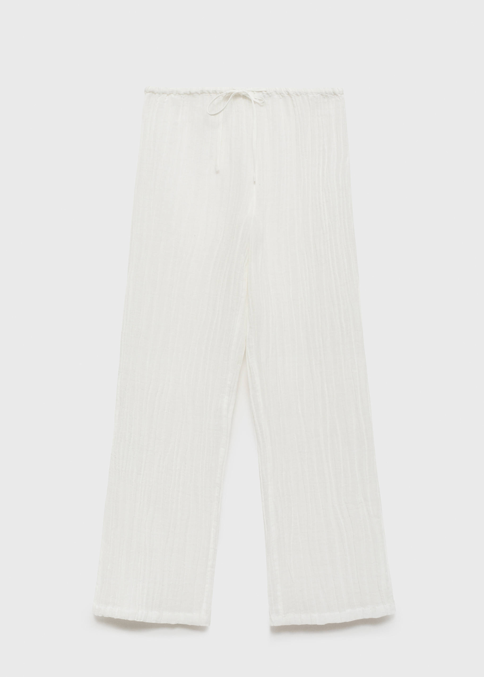 Pantalón ramio fluido lazo - Artículo sin modelo
