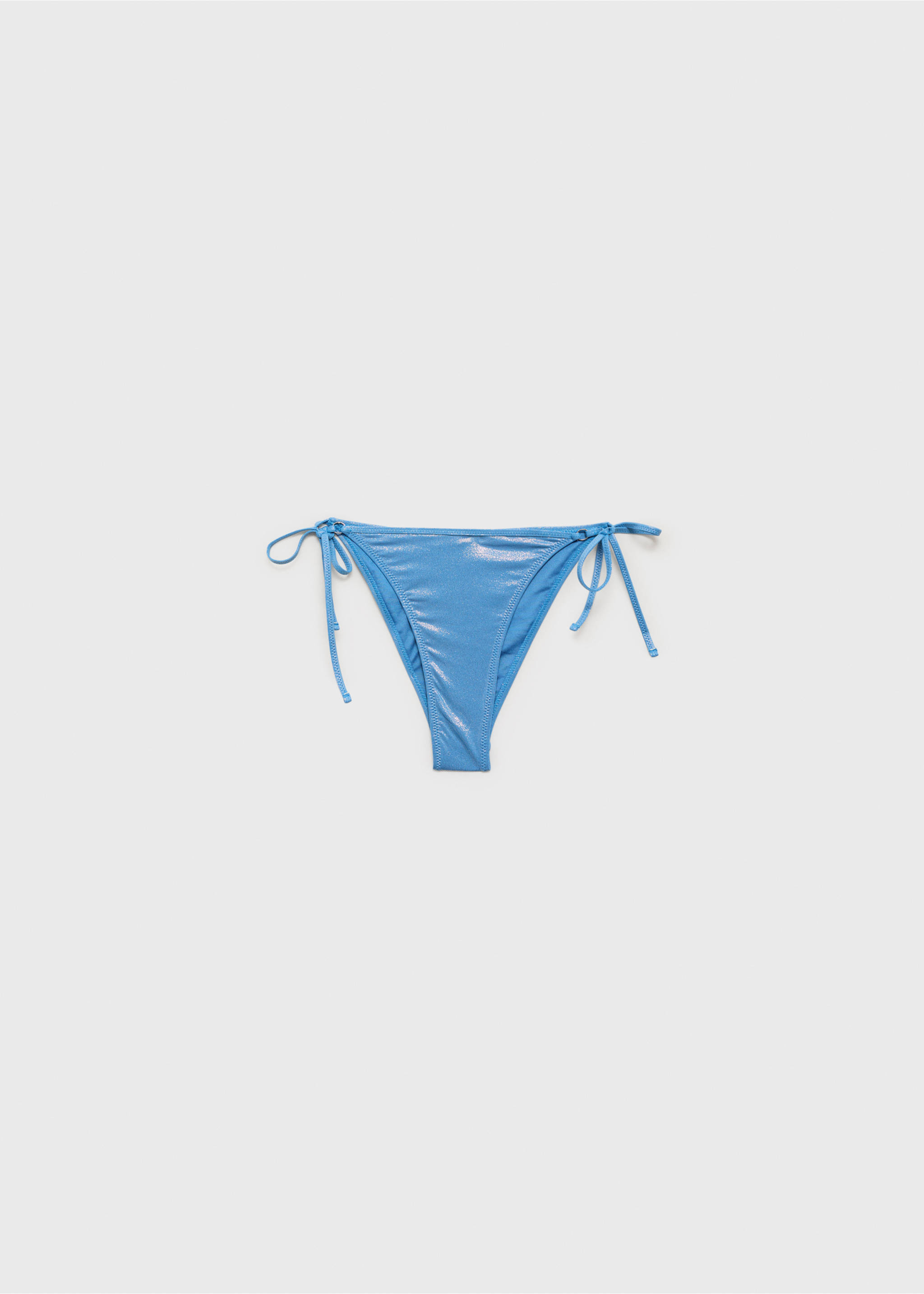 Culotte de bikini finition brillante - Article sans modèle, Bleu ciel. Ref: 87039209-00.