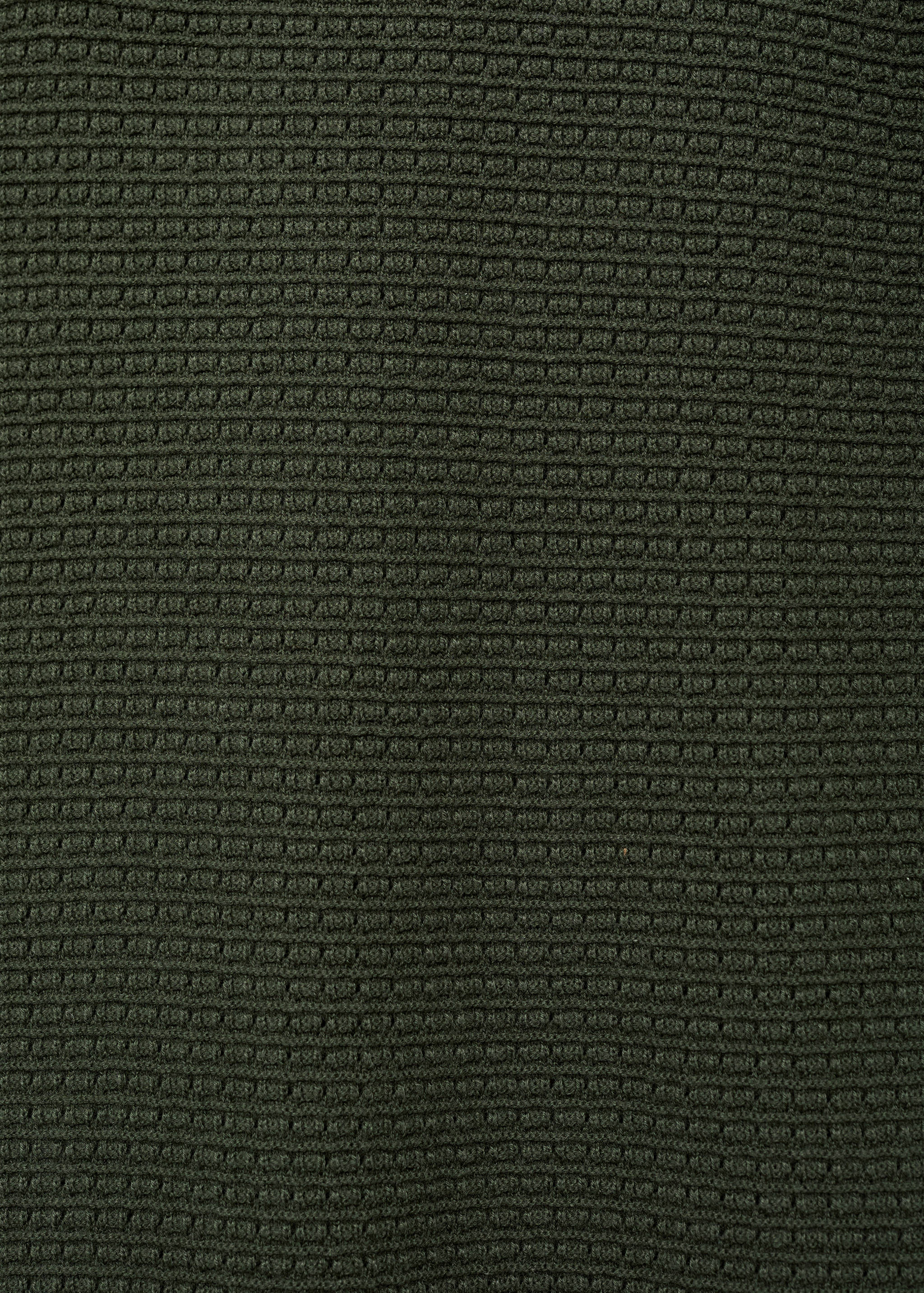 Strick-Poloshirt aus Baumwolle mit Lochmuster - Detail des Artikels 0