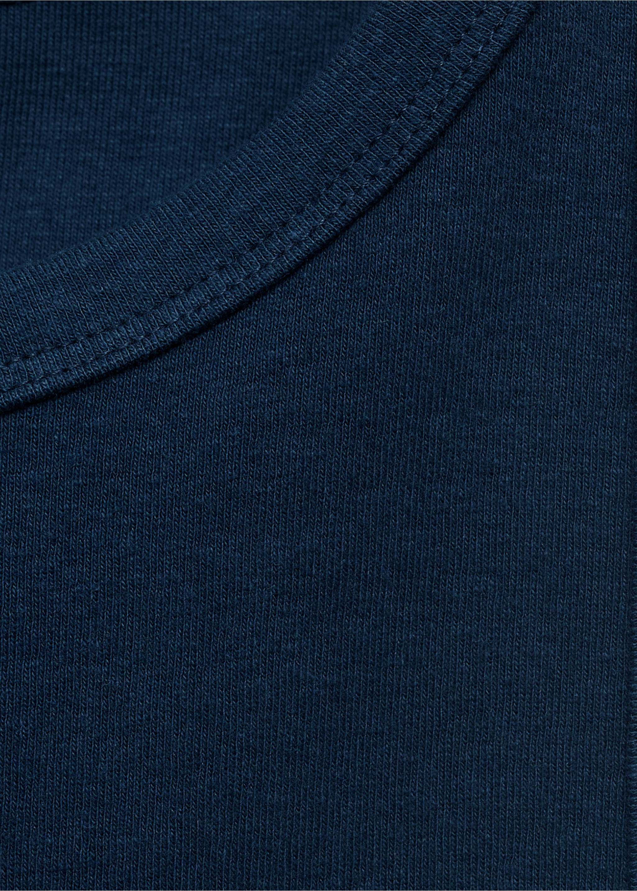Embroidered strap top - Details of the article 8, Dark Navy. Ref: 87039216-00.